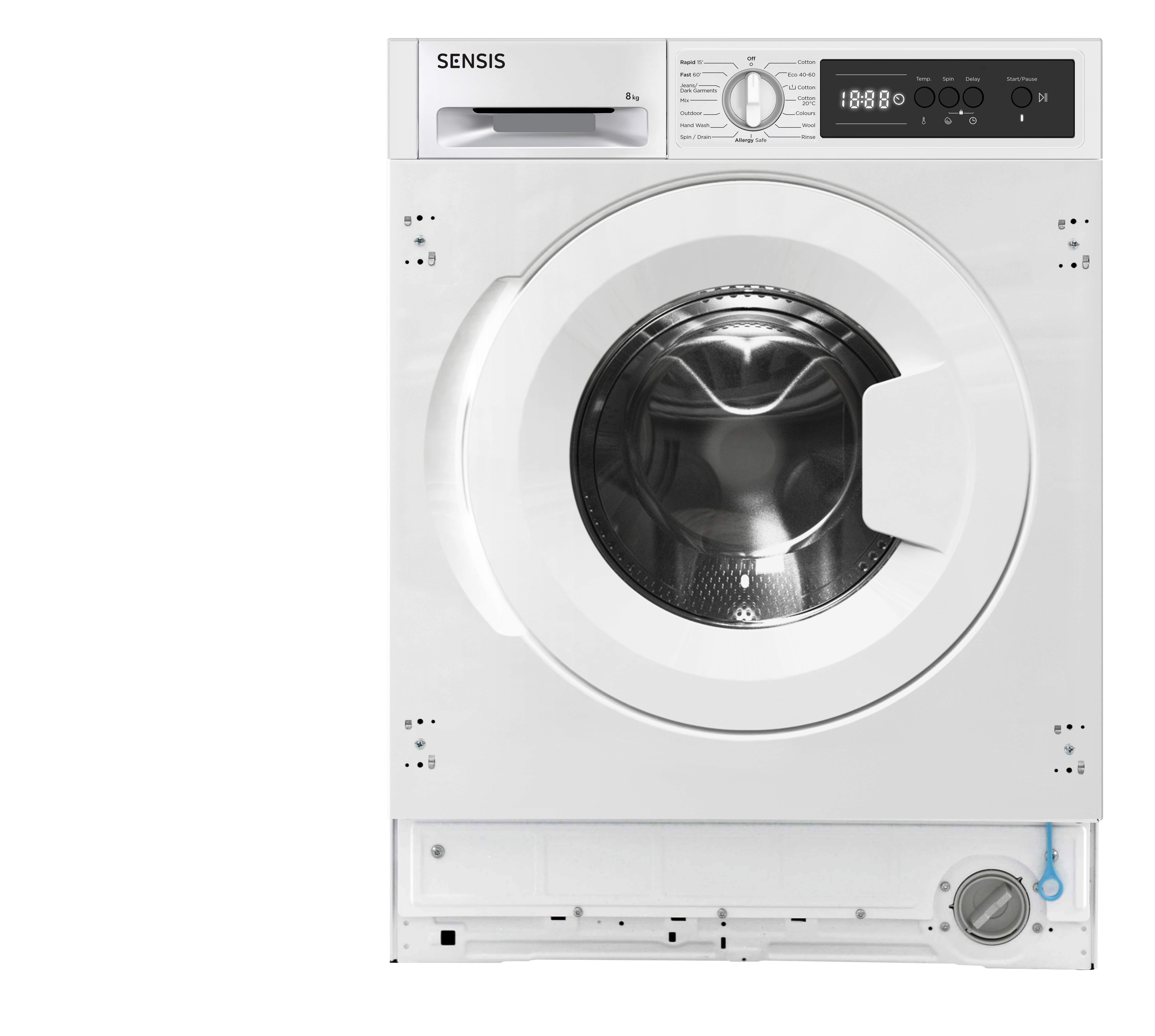 Sensis WMBI01814AW 8kg 1400 Spin Washing Machine - White thumbnail image