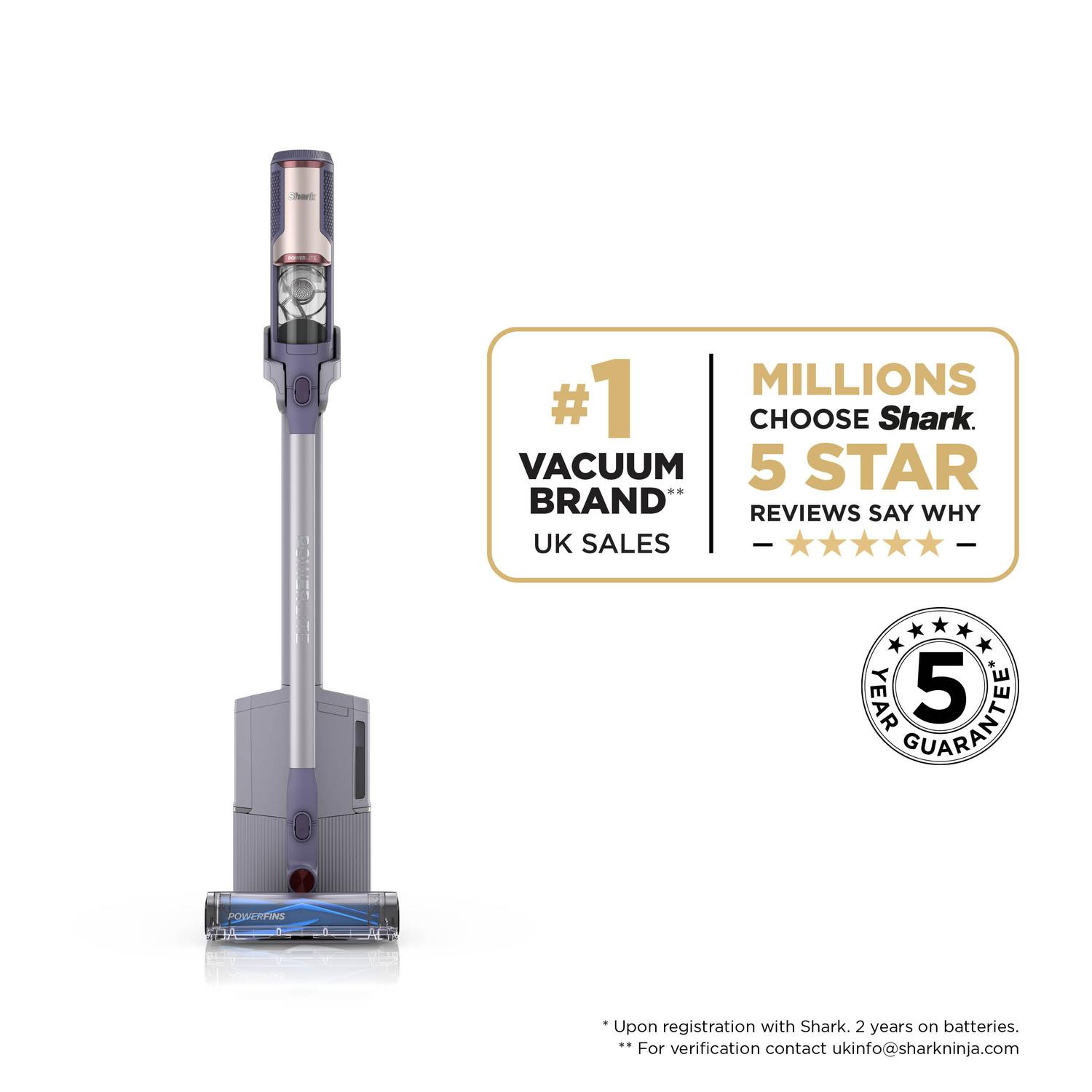 Shark BU3621UKT Cordless Stick Vacuum Cleaner - 40 Minutes Run Time - Grey thumbnail image
