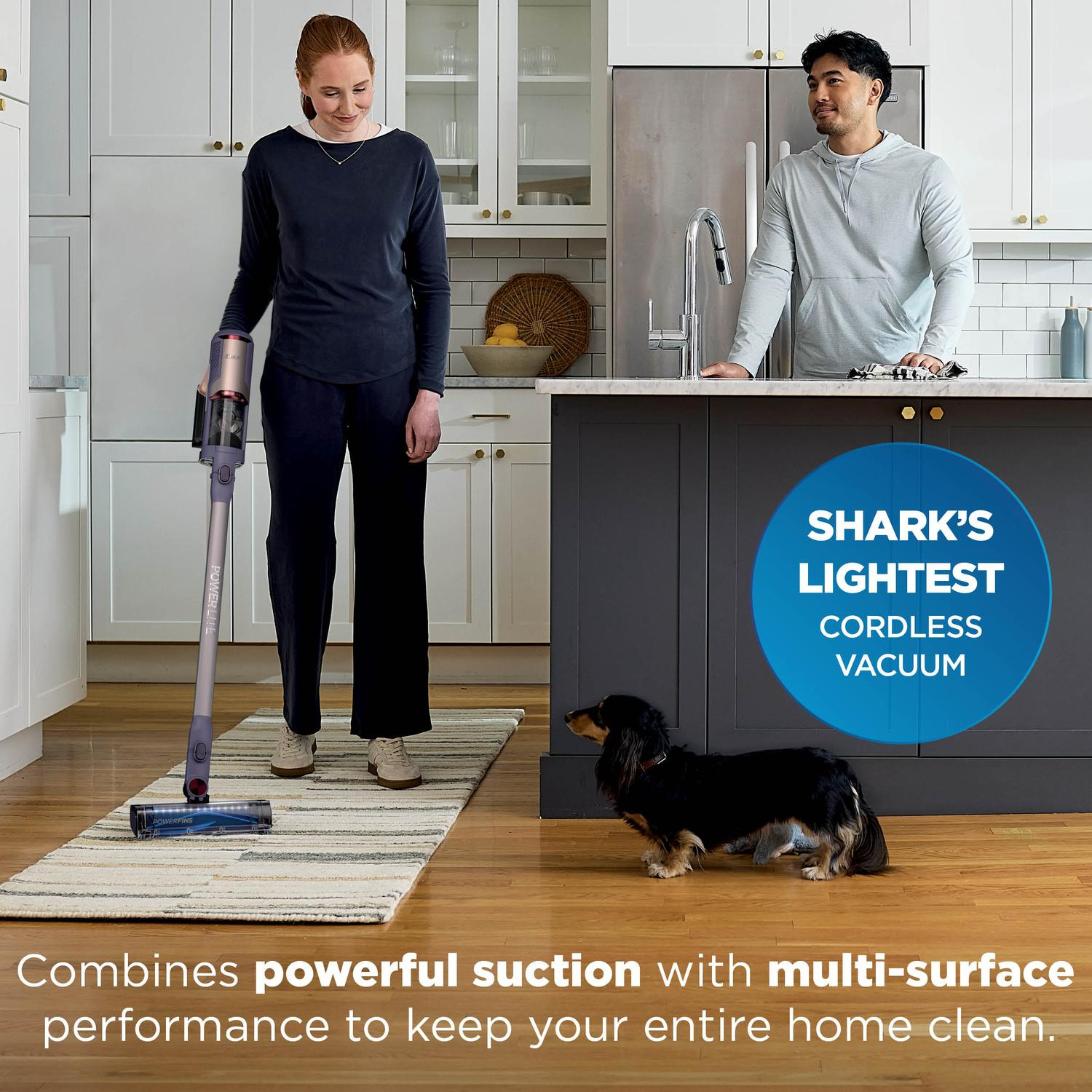 Shark BU3621UKT Cordless Stick Vacuum Cleaner - 40 Minutes Run Time - Grey thumbnail image