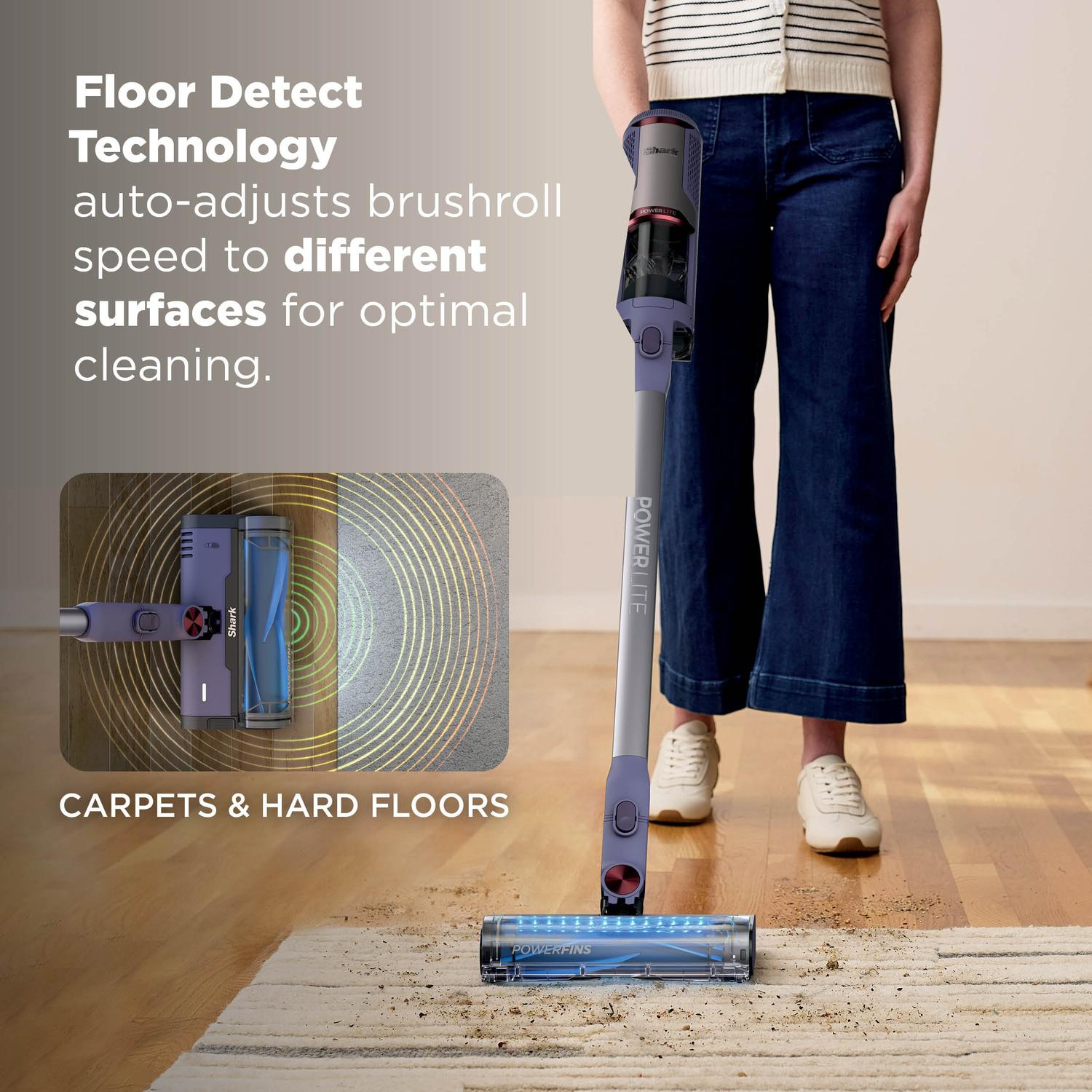 Shark BU3621UKT Cordless Stick Vacuum Cleaner - 40 Minutes Run Time - Grey thumbnail image