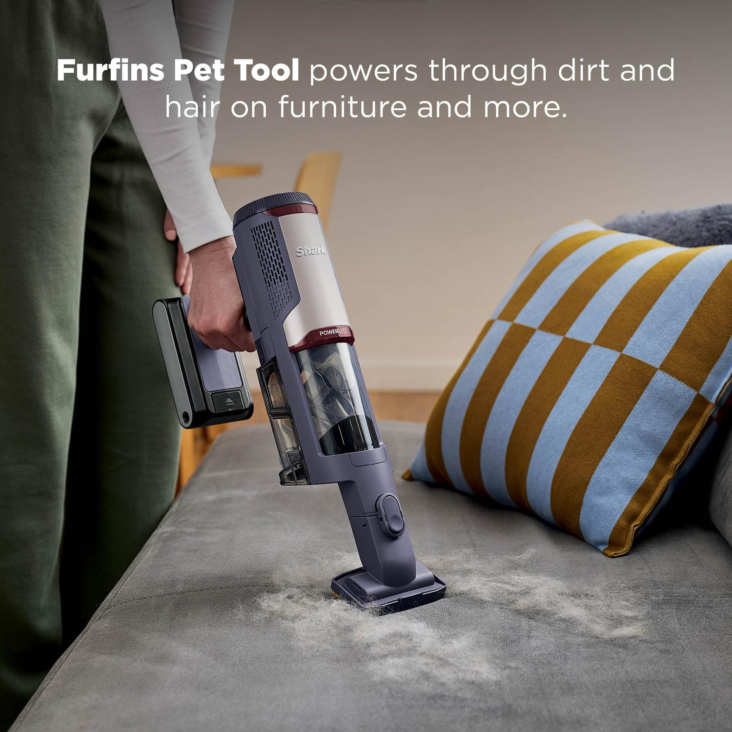Shark BU3621UKT Cordless Stick Vacuum Cleaner - 40 Minutes Run Time - Grey thumbnail image
