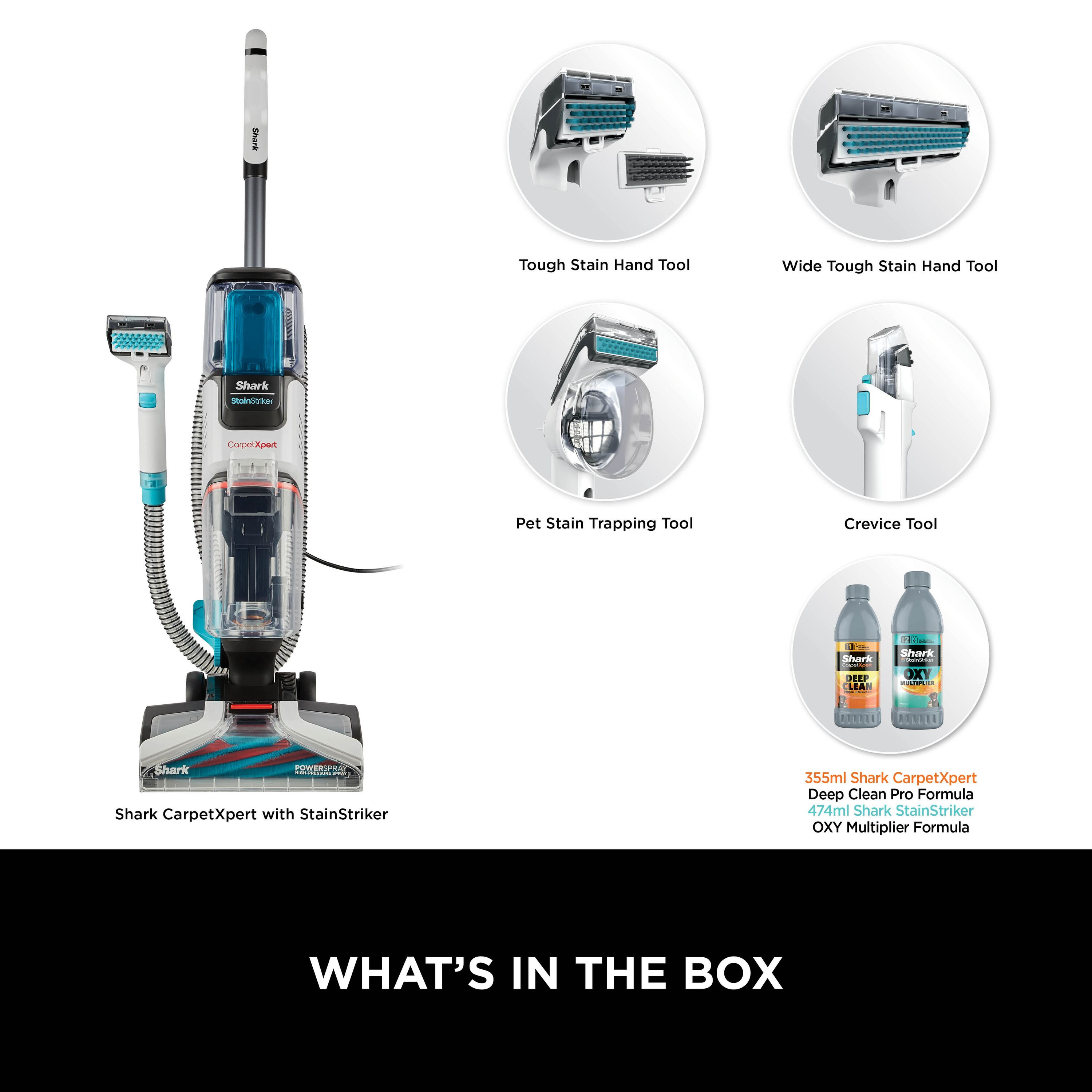 Shark EX200UK CarpetXpert Deep Carpet Cleaner with Built-In StainStriker thumbnail image