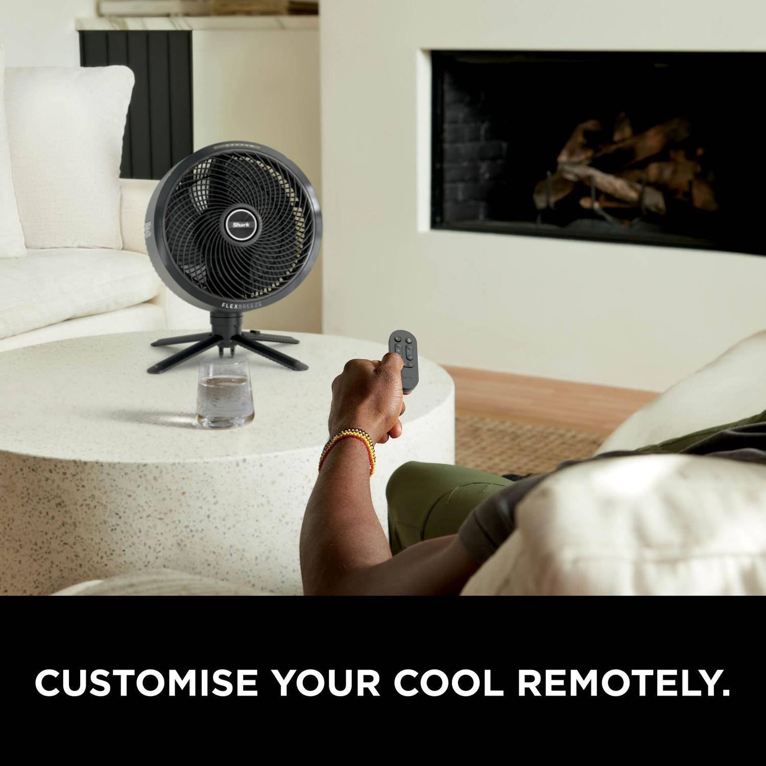 Shark FA300UK Shark FlexBreeze Pro Mist Indoor & Outdoor Fan & Outdoor Misting System - Dark Gray, Charcoal thumbnail image
