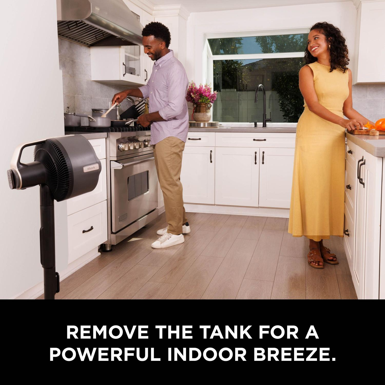 Shark FA300UK Shark FlexBreeze Pro Mist Indoor & Outdoor Fan & Outdoor Misting System - Dark Gray, Charcoal thumbnail image