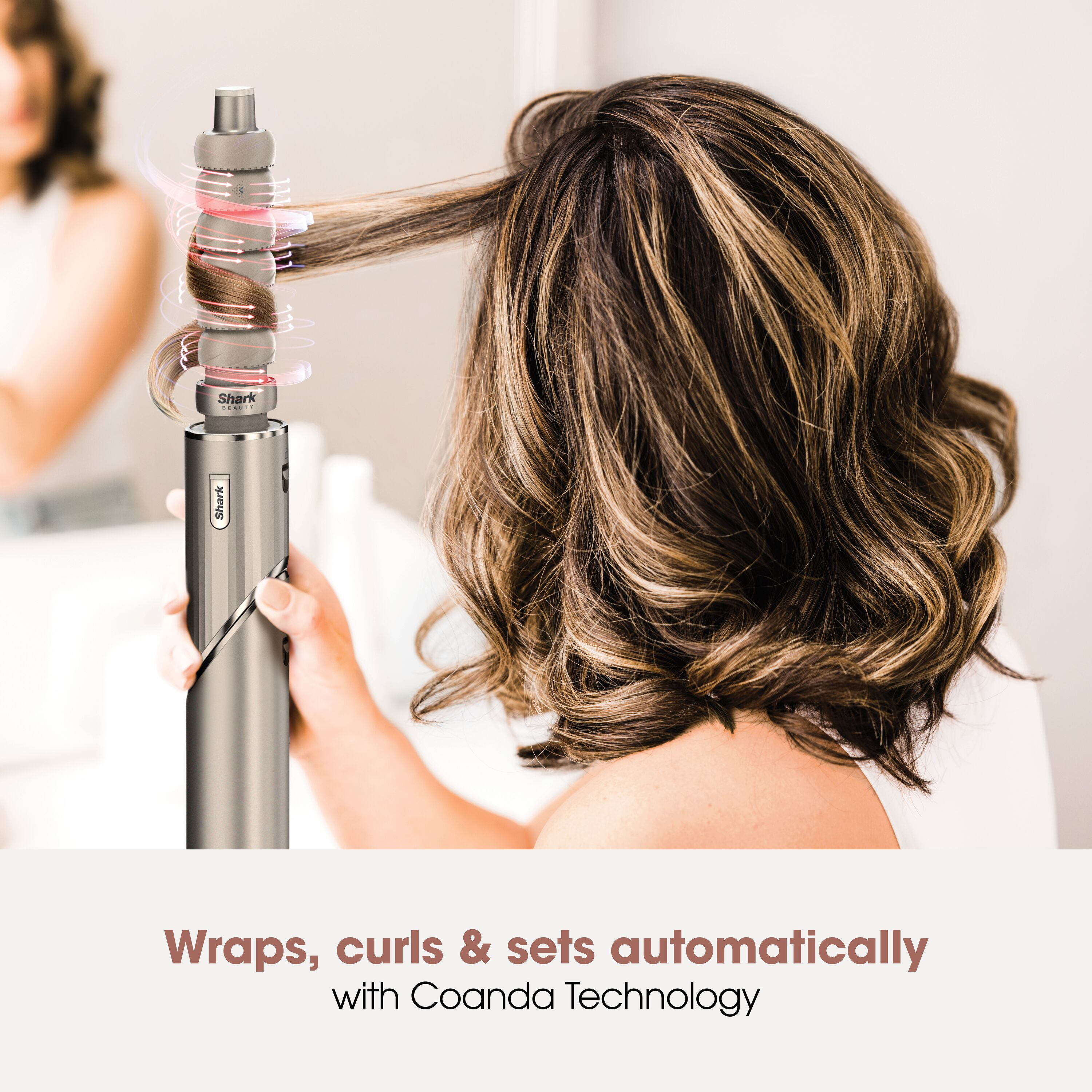 Shark HD426SLUK FlexStyle Air Styler & Hair Dryer for Straight & Wavy Hair - 3 Attachments - Stone thumbnail image