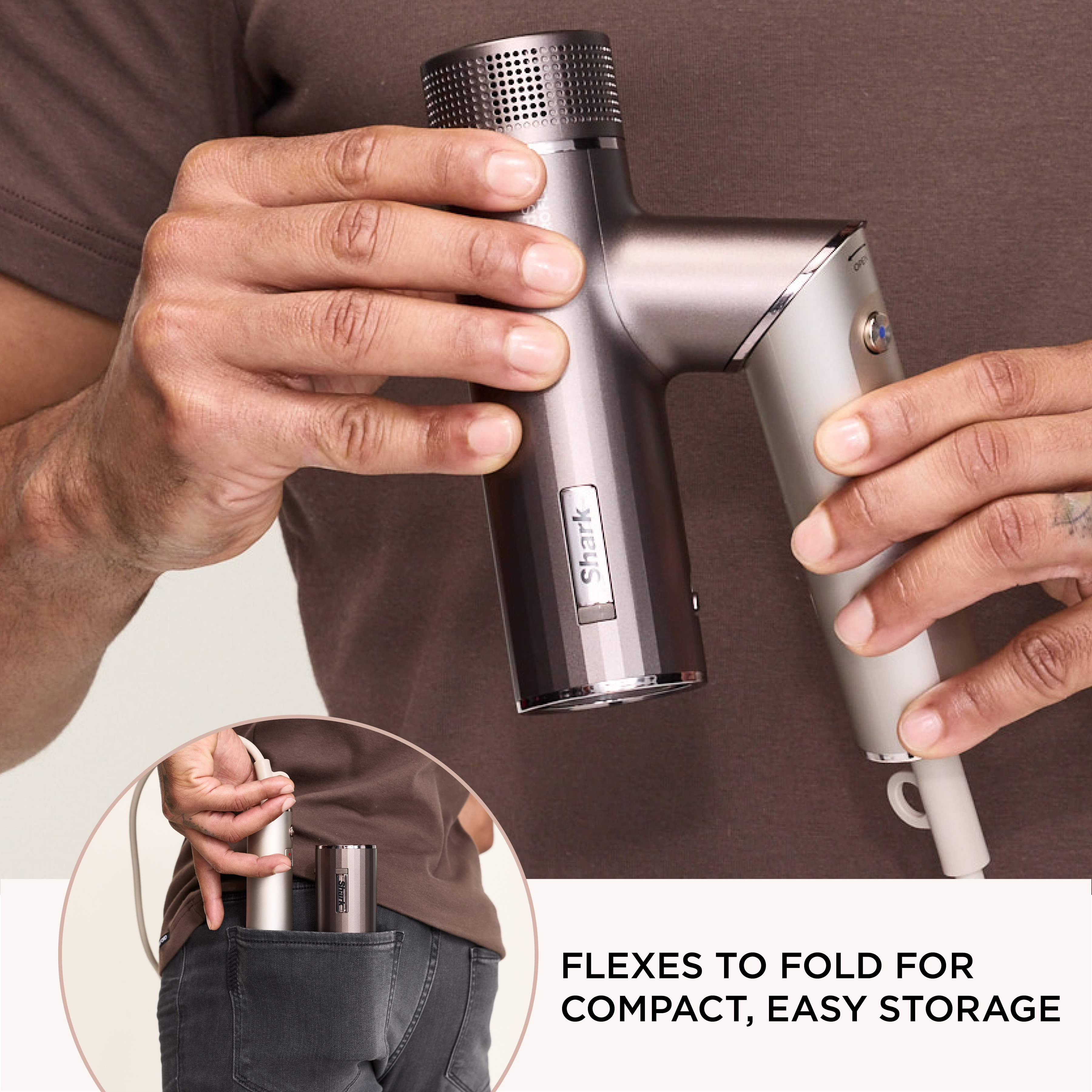 Shark HD542UK SpeedStyle Pro FLEX 4-in-1 High-Velocity Hair Dryer System - Mocha Silver thumbnail image