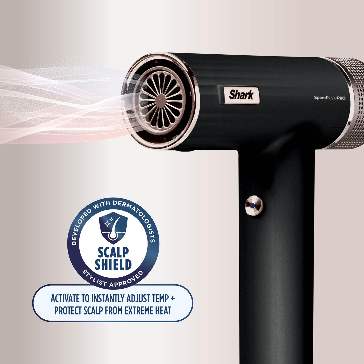 Shark HD701UK SpeedStyle Pro High-Velocity Hair Dryer - Black thumbnail image