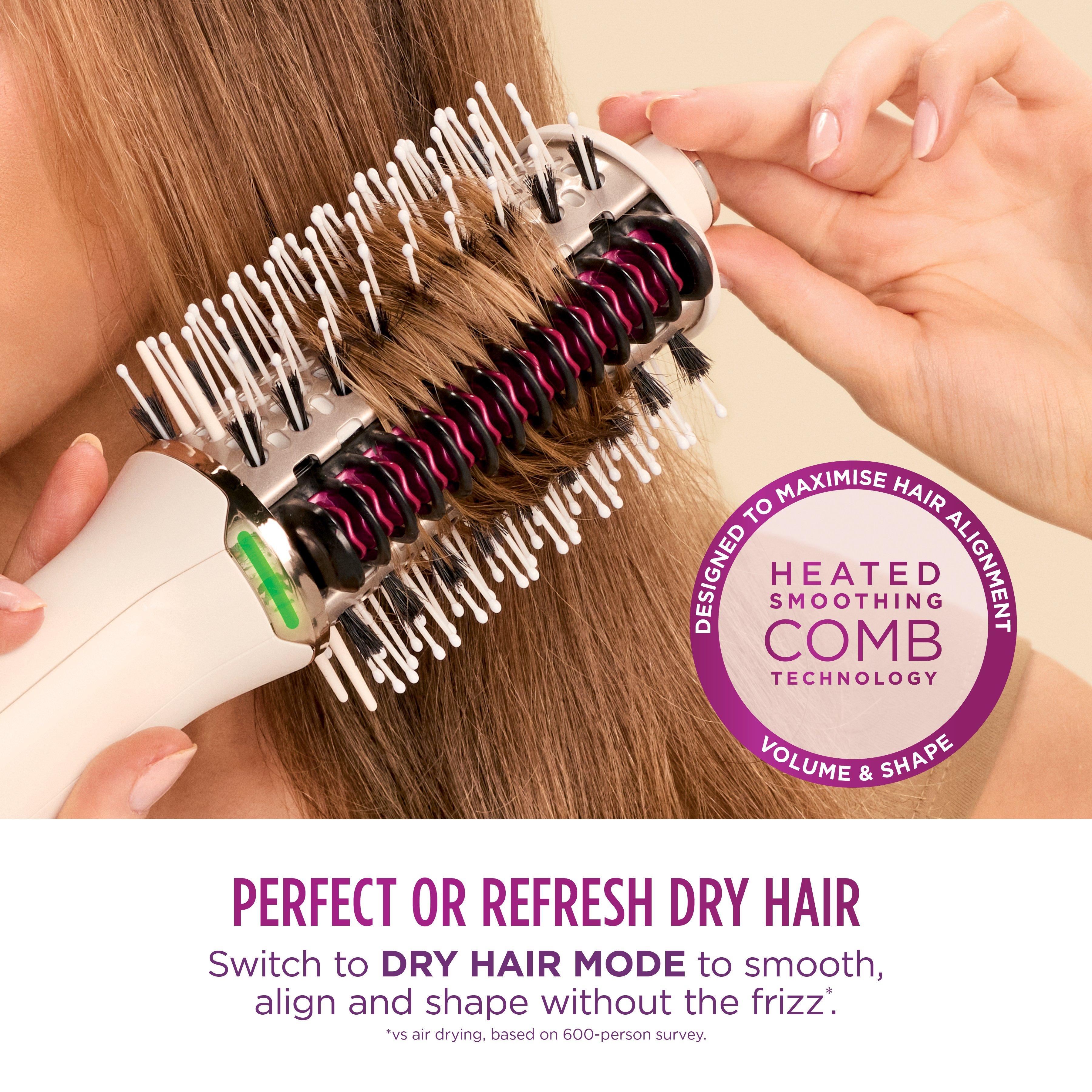 Shark HT212UK SmoothStyle Heated Brush & Smoothing Comb with Storage Bag thumbnail image