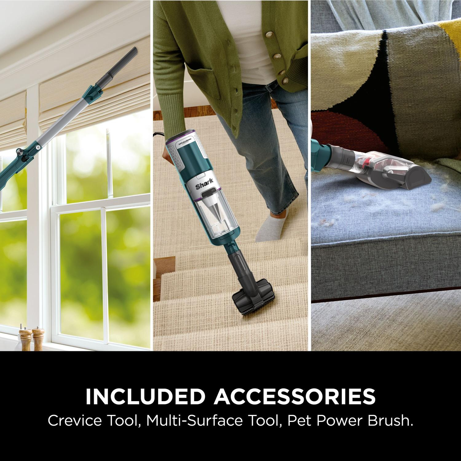 Shark HZ4000UKT PowerDetect Corded Stick Vacuum Cleaner - Dark Teal thumbnail image