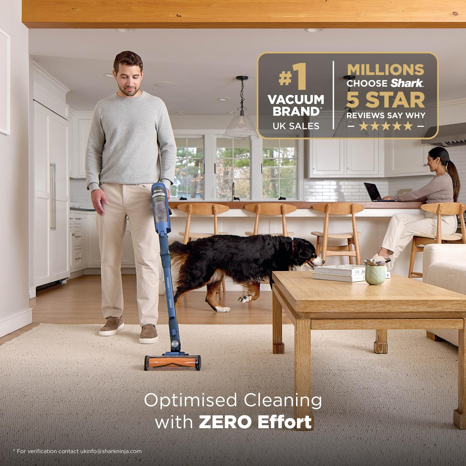 Shark IA3241UKT Phoenix AED Cordless Vacuum - Ultramarine thumbnail image