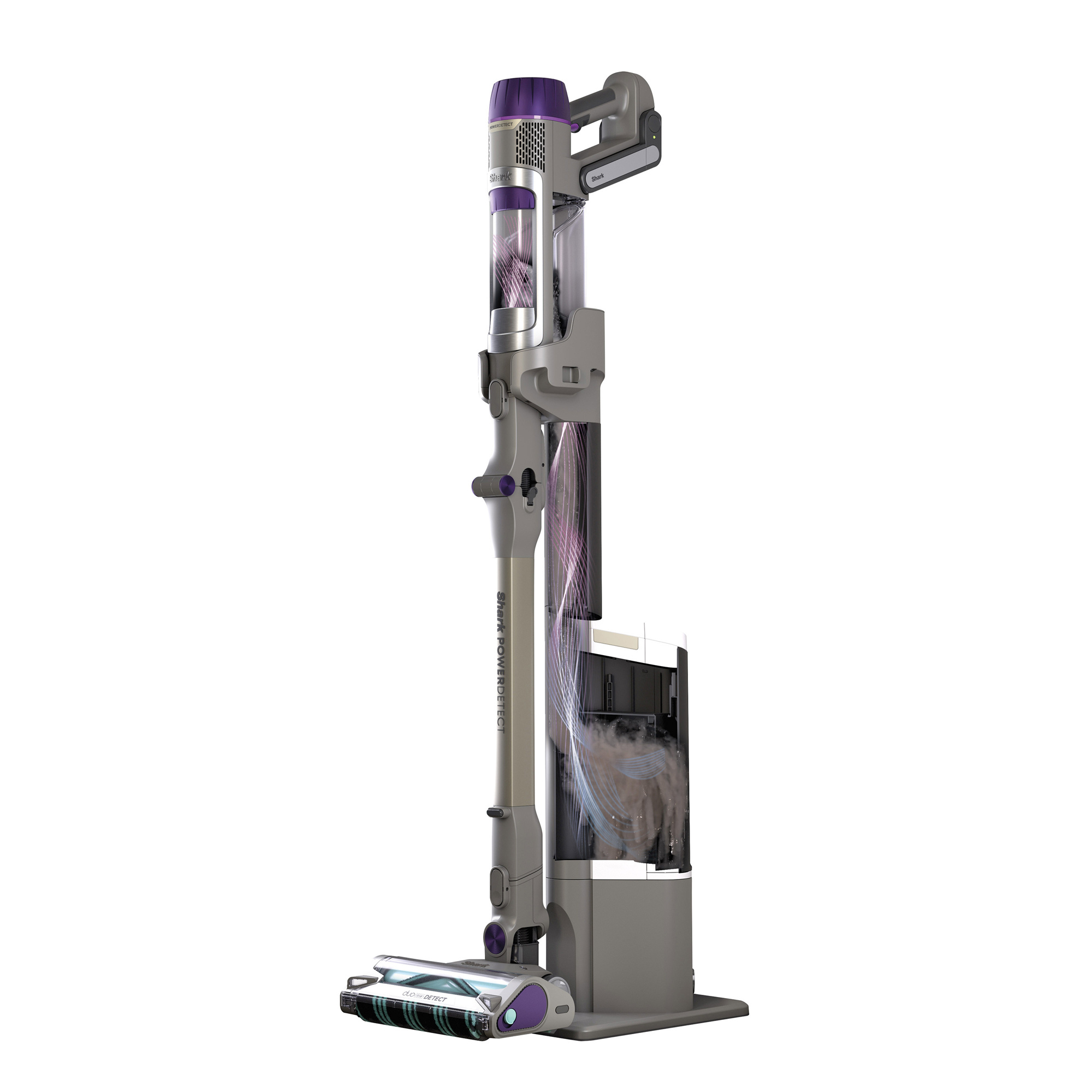 Shark IP3251UKT PowerDetect Clean & Empty Cordless Pet Vacuum Cleaner - 70 Minutes Run Time - White/Java Grey thumbnail image