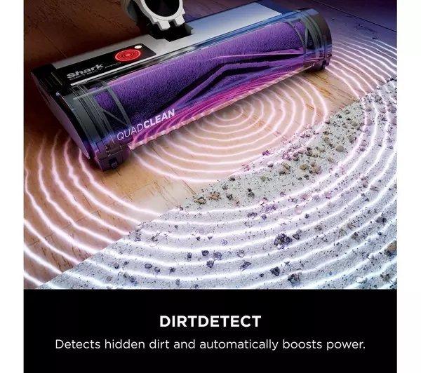 Shark IW1511UK Shark Detect Pro Cordless Vacuum Cleaner - 60 Minutes Run Time - White/Brass thumbnail image