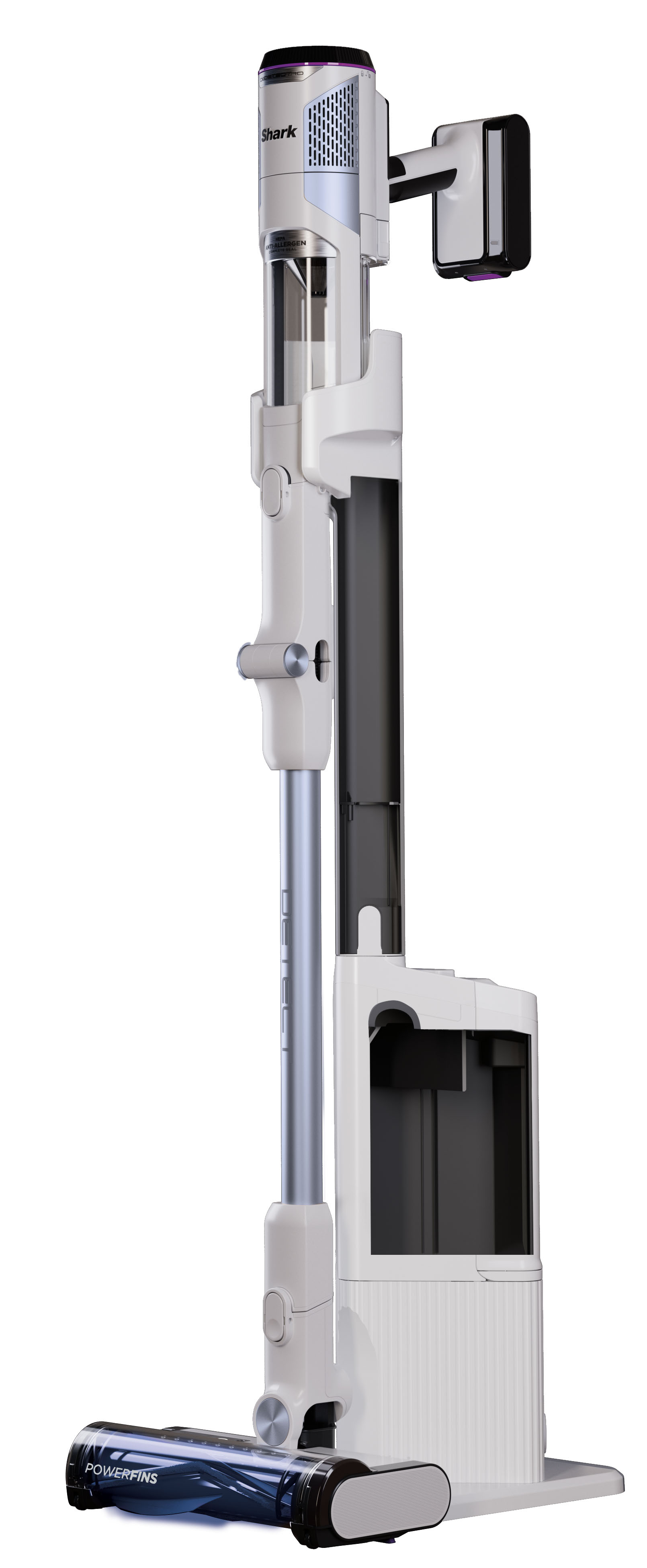 Shark IW4621UKT Detect Clean & Empty Cordless Pet Vacuum Cleaner - 60 Minutes Run Time - White thumbnail image