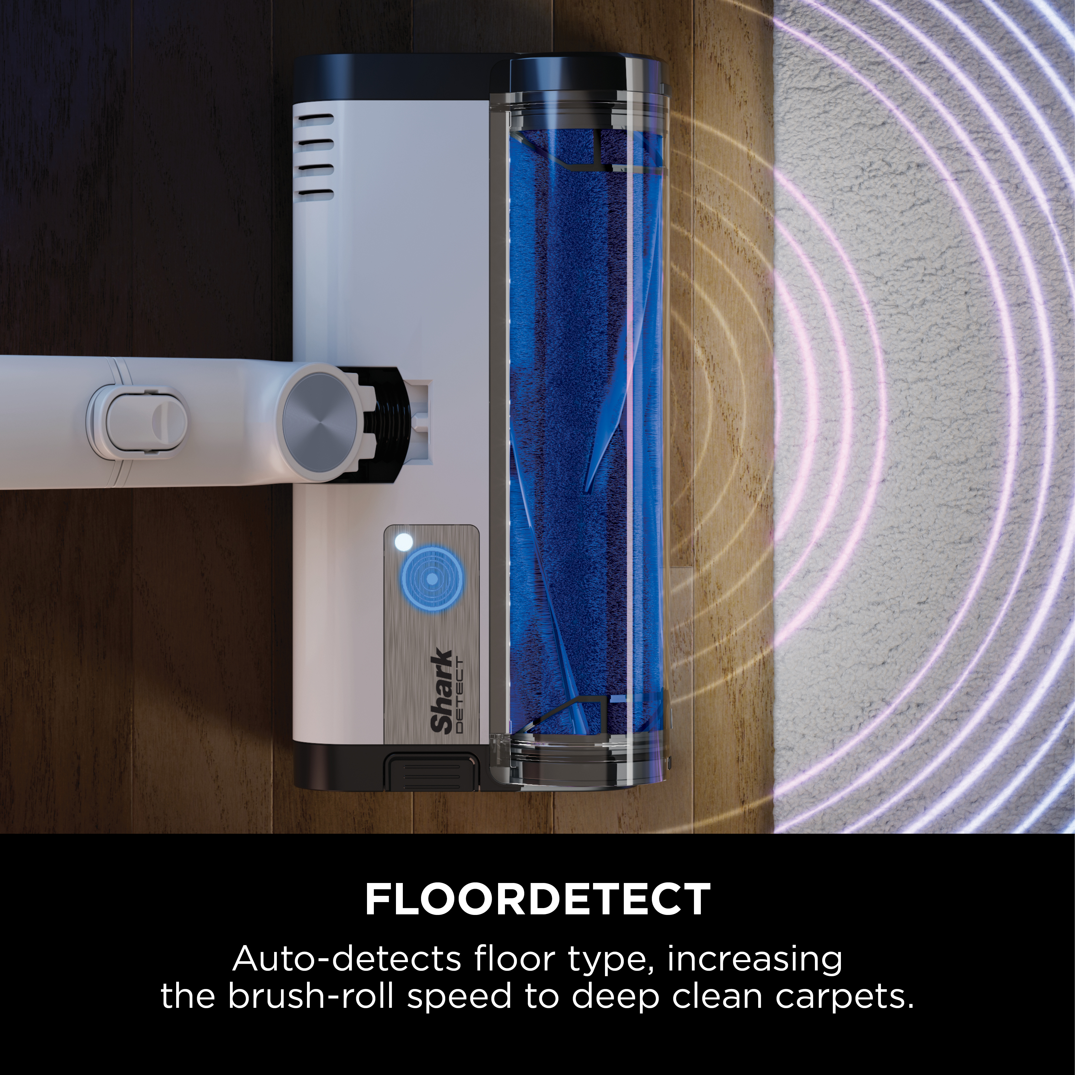 Shark IW4621UKT Detect Clean & Empty Cordless Pet Vacuum Cleaner - 60 Minutes Run Time - White thumbnail image