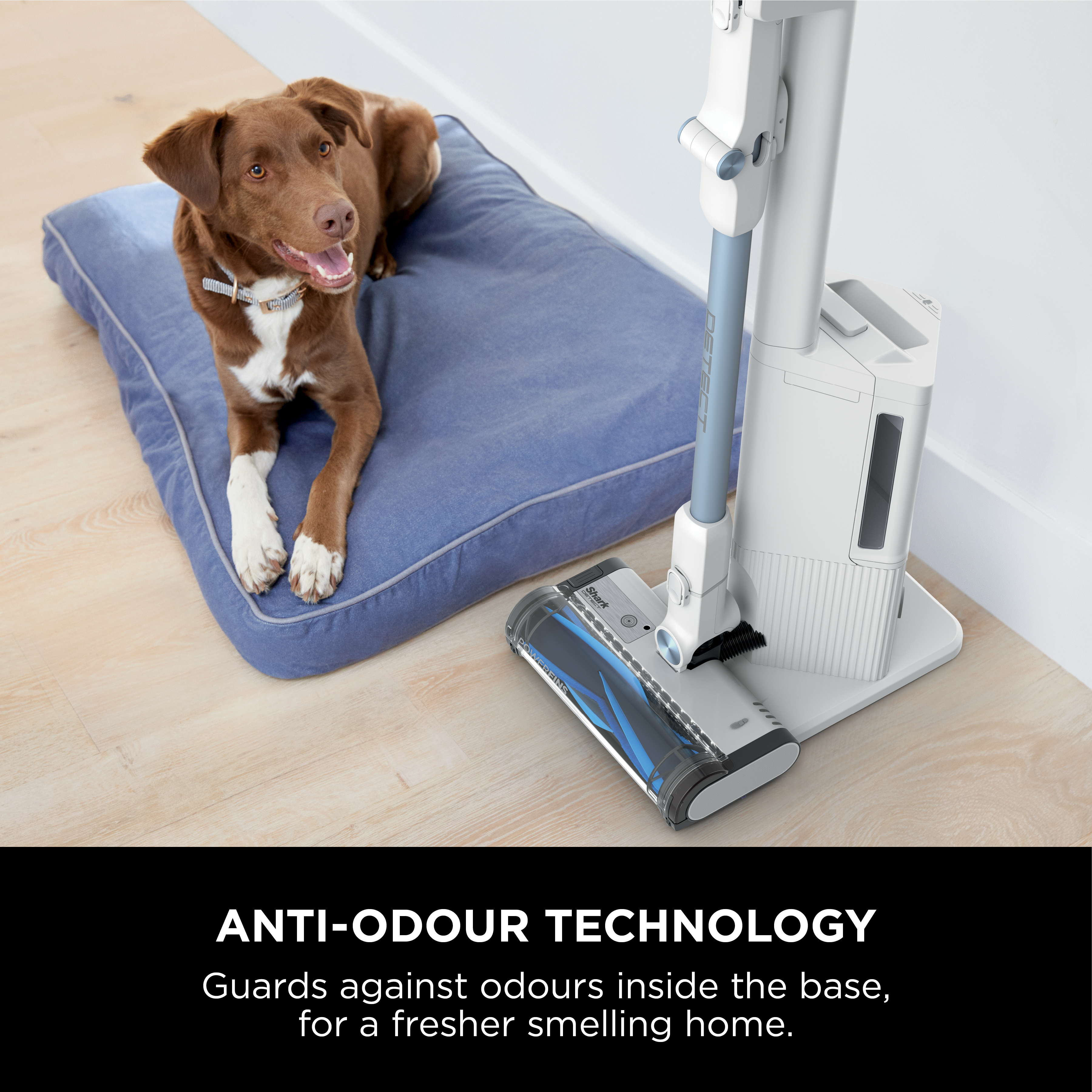 Shark IW4621UKT Detect Clean & Empty Cordless Pet Vacuum Cleaner - 60 Minutes Run Time - White thumbnail image