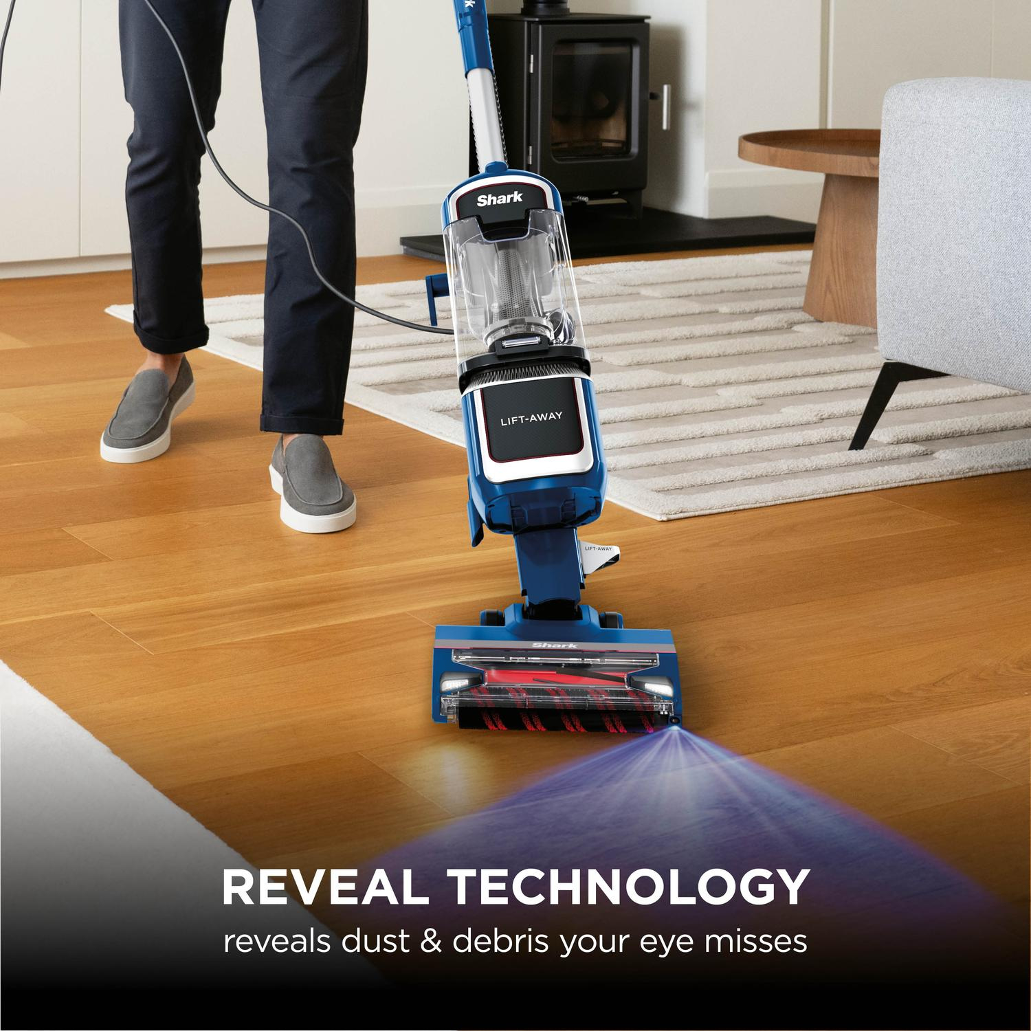 Shark LA400UKT Corded Upright Vacuum Cleaner - Navy thumbnail image