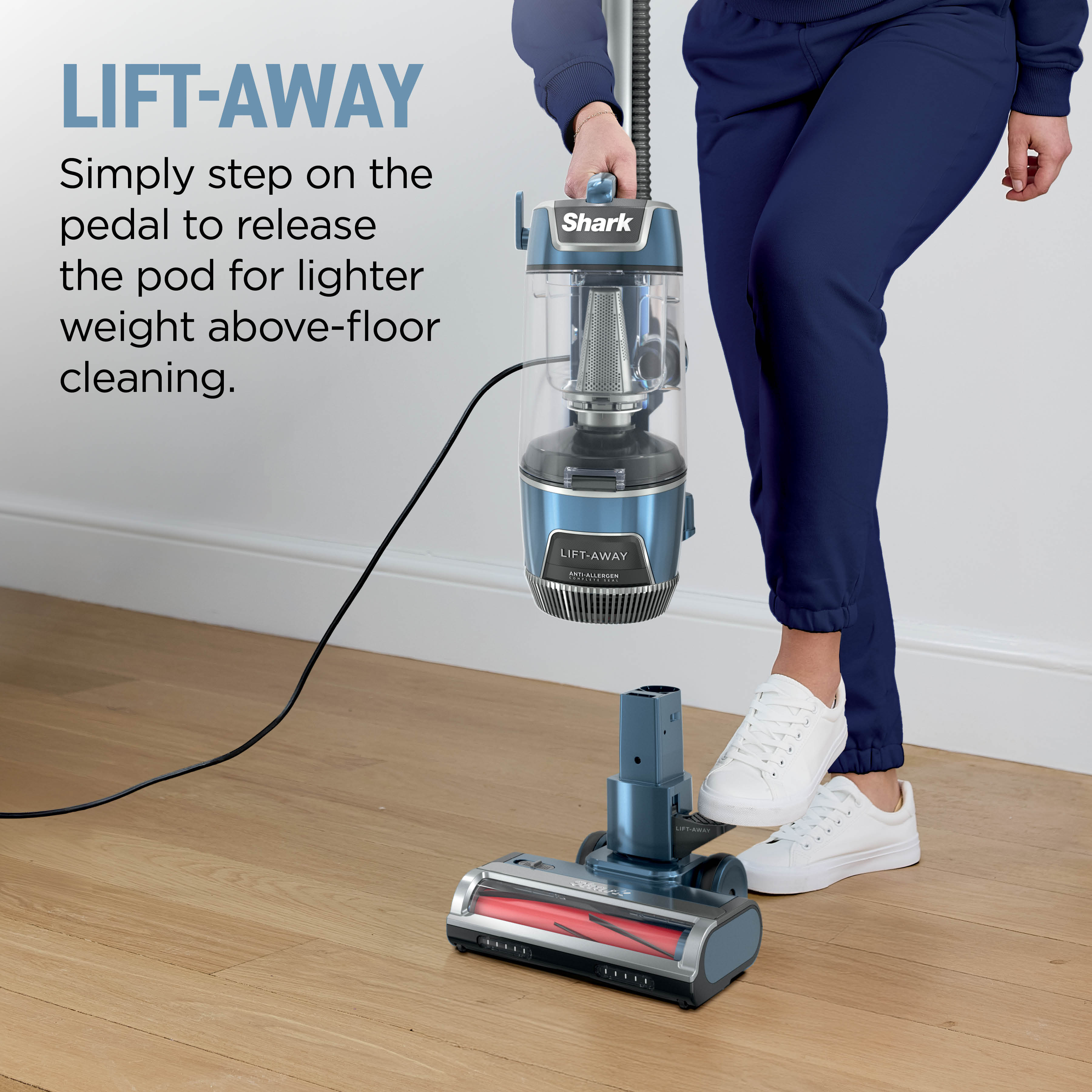 Shark LU250UKT Rotator corded Pet Upright Vacuum Cleaner - Dark Purewater Blue thumbnail image