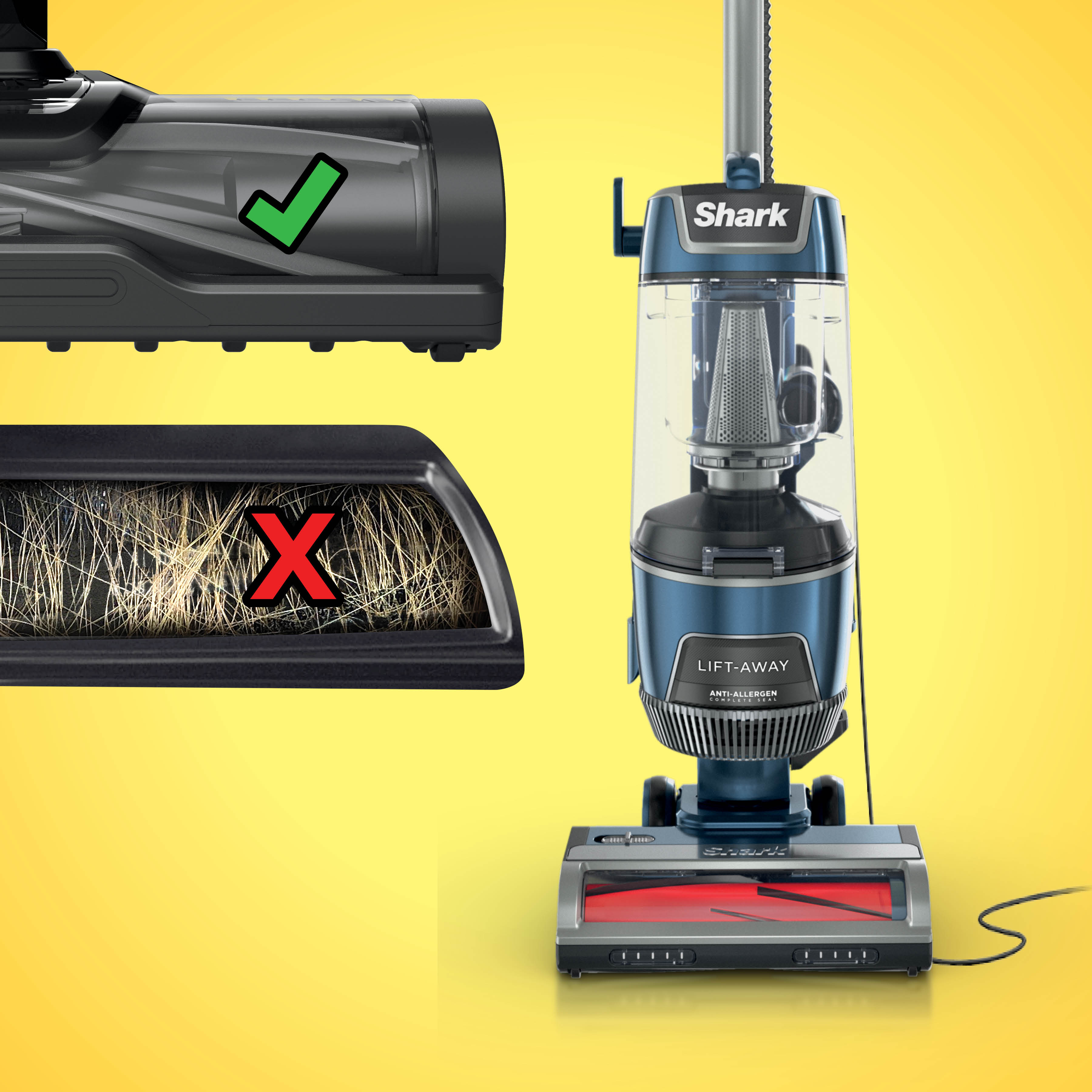 Shark LU250UKT Rotator corded Pet Upright Vacuum Cleaner - Dark Purewater Blue thumbnail image