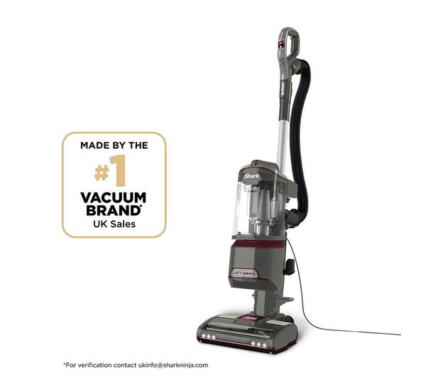 Shark NV603UKT  Classic Upright Pet Vacuum Cleaner  - Grey & Plum thumbnail image
