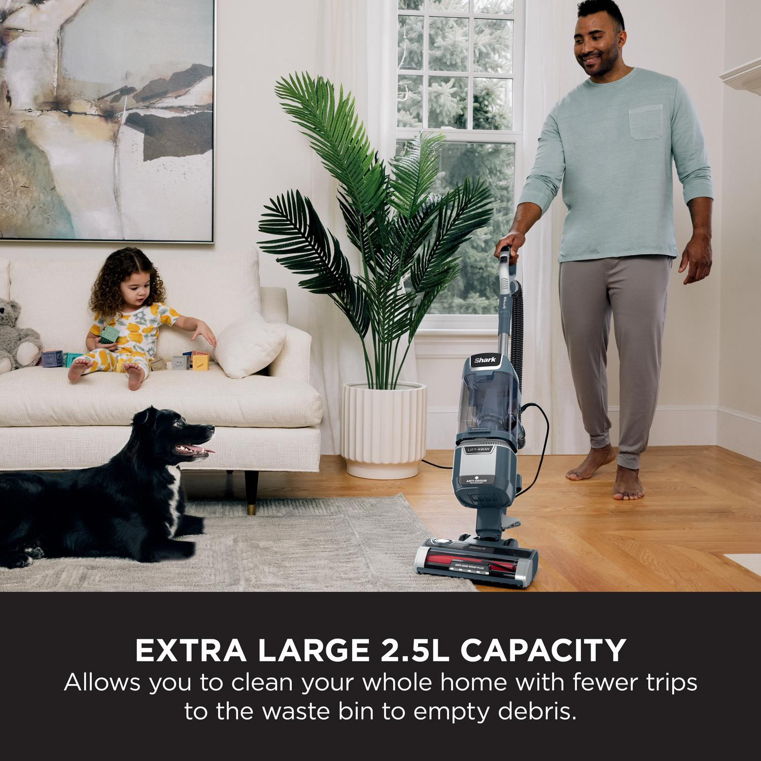 Shark NZ780UKT Anti Hair Wrap Plus Upright Pet Vacuum with Lift-Away  - Smoky Grey thumbnail image