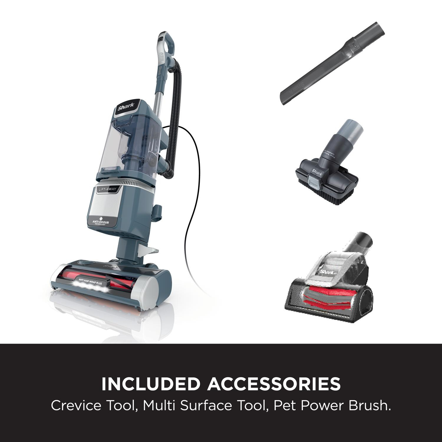 Shark NZ780UKT Anti Hair Wrap Plus Upright Pet Vacuum with Lift-Away  - Smoky Grey thumbnail image
