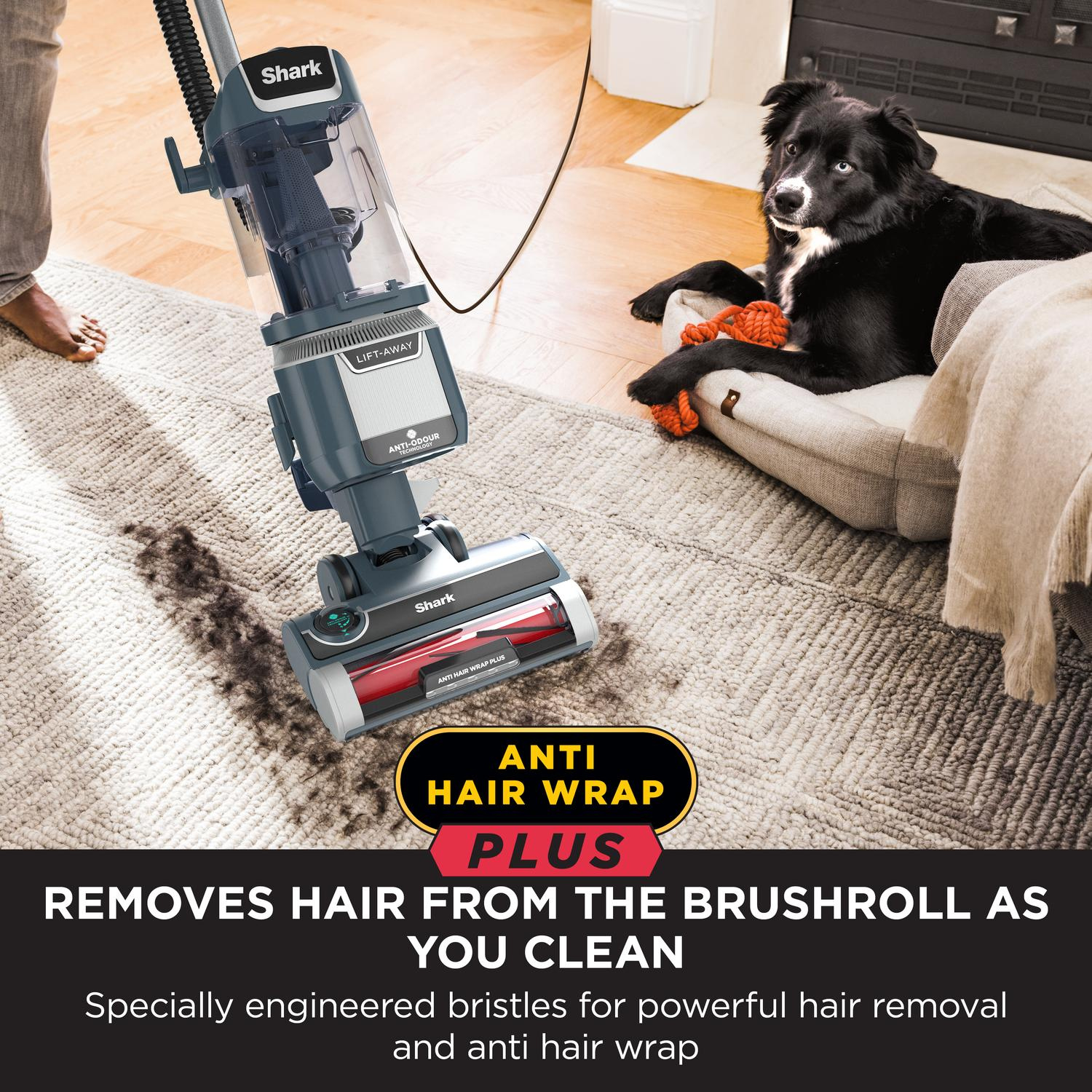Shark NZ780UKT Anti Hair Wrap Plus Upright Pet Vacuum with Lift-Away  - Smoky Grey thumbnail image