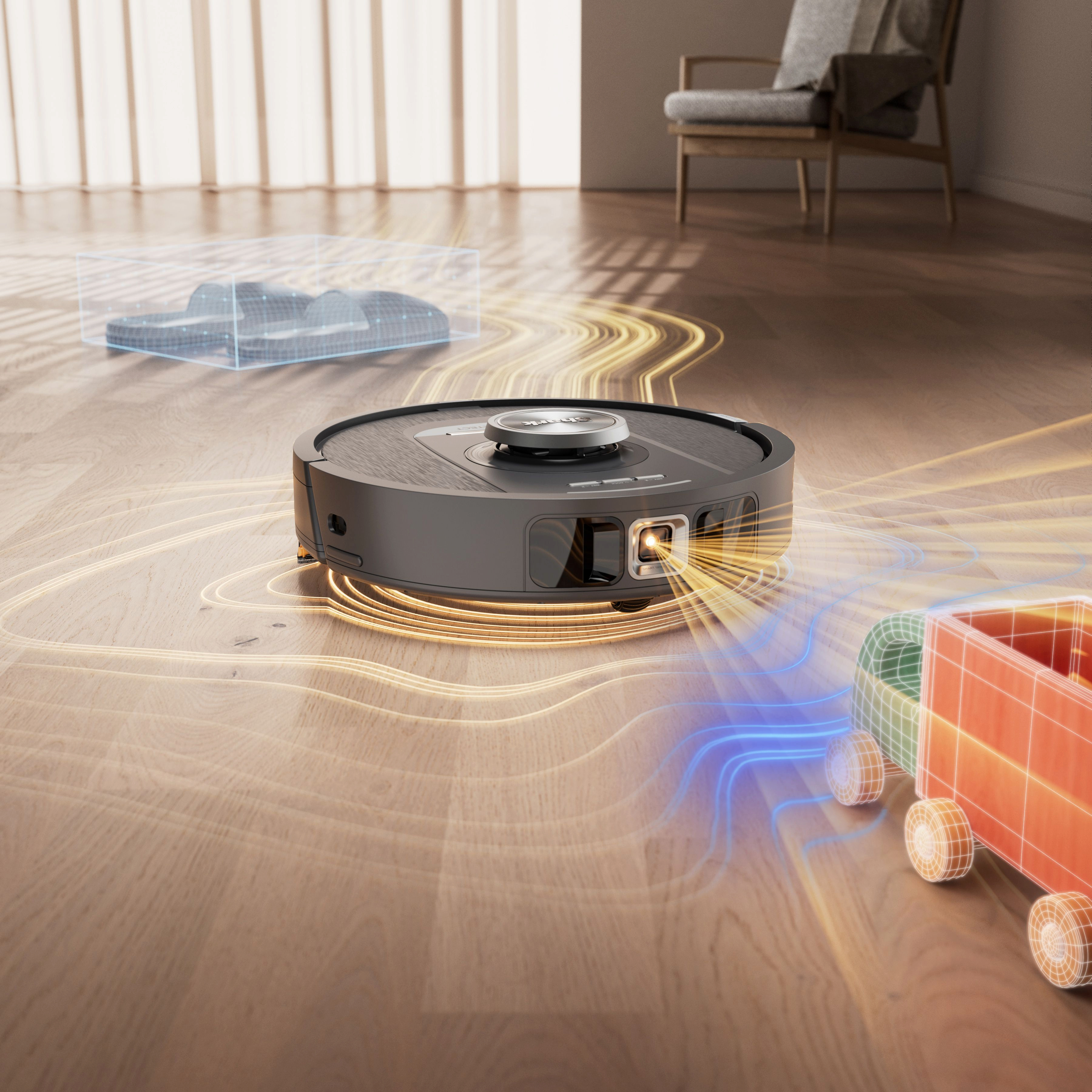 Shark RV2800YEUK PowerDetect NeverTouch 2-in-1 Self-Empty Robot Vacuum & Mop - Black thumbnail image