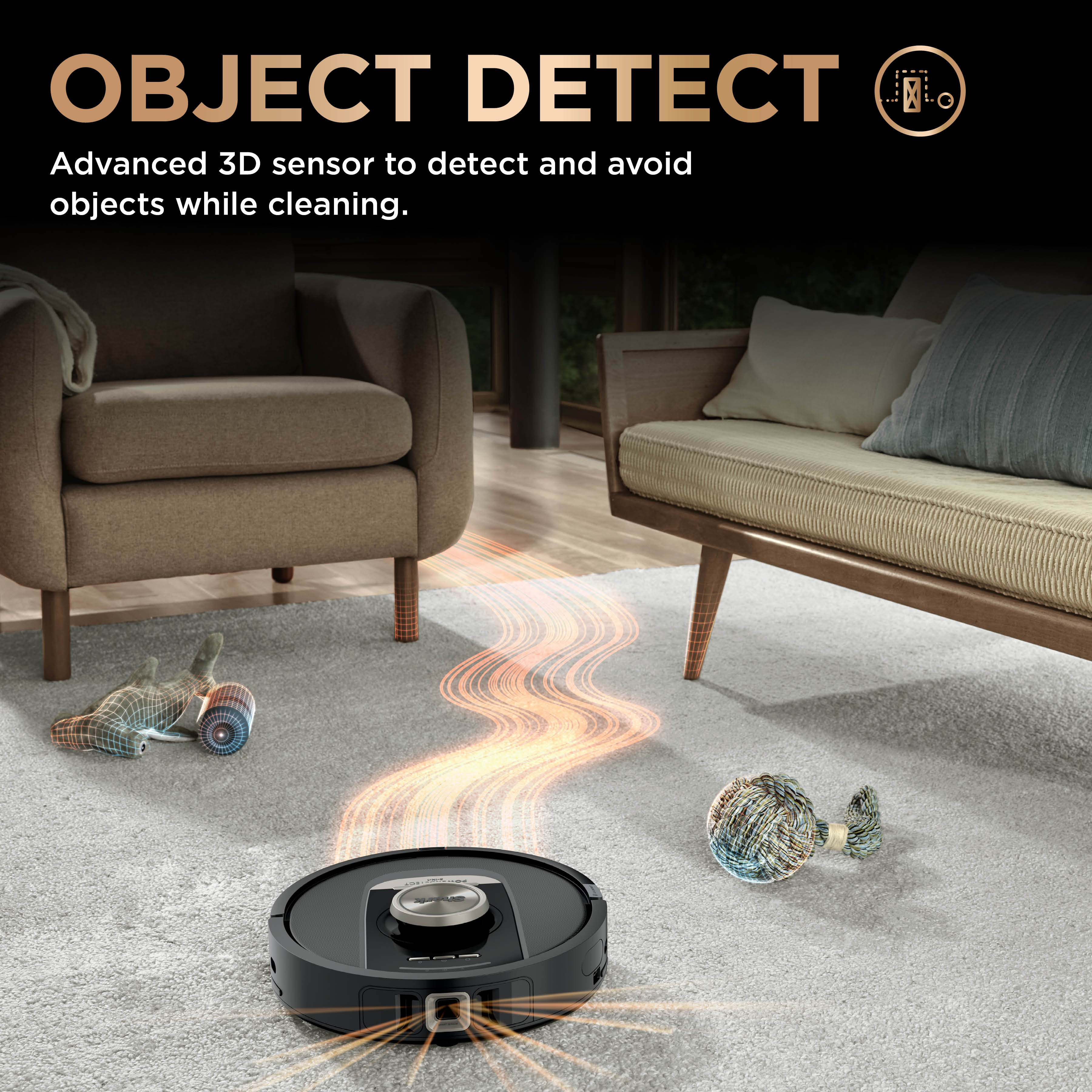 Shark RV2800ZEUK Shark PowerDetect NeverTouch Pro 2-in-1 Self-Empty- Self-Refill & Self-Clean Robot Vacuum & Mop - Black thumbnail image