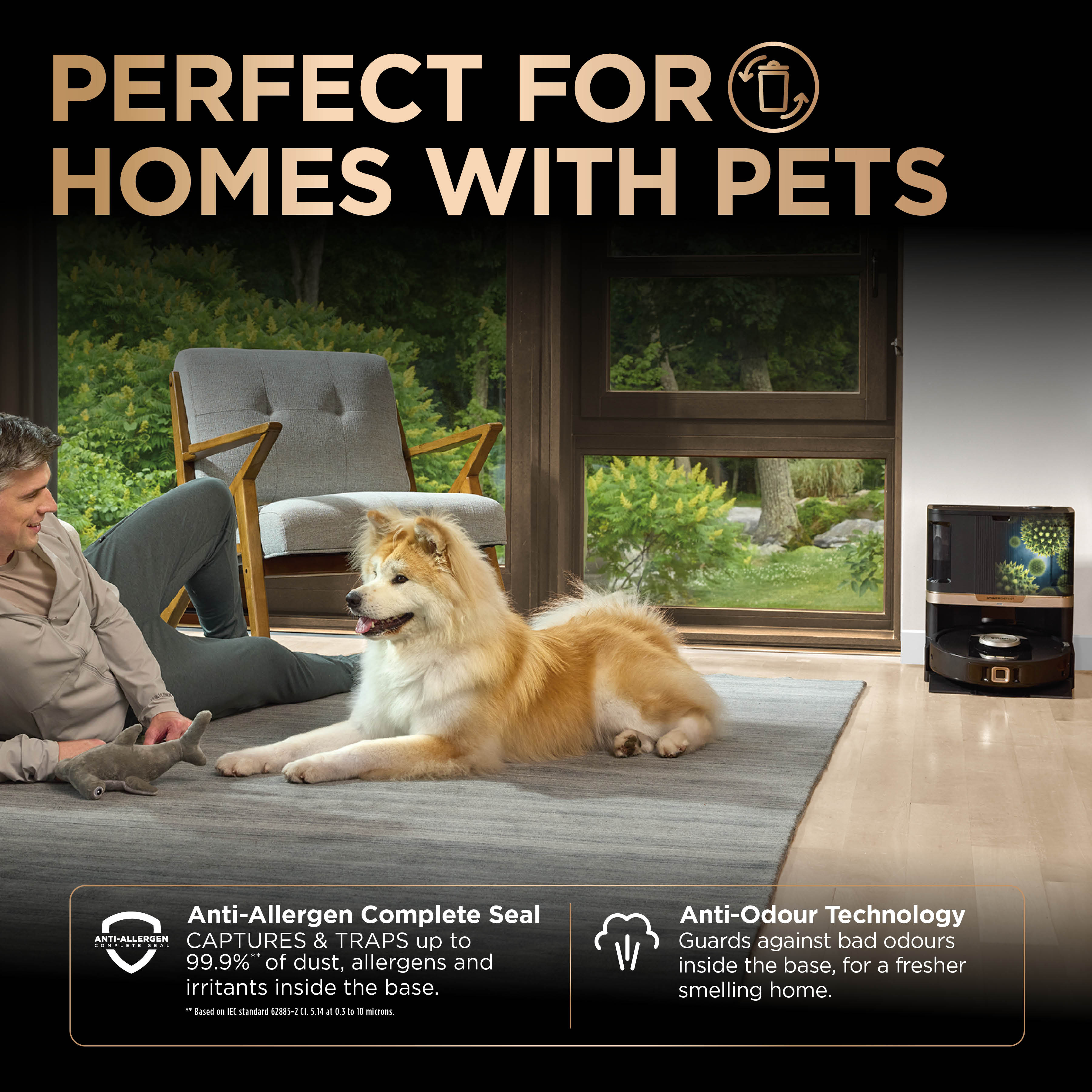 Shark RV2800ZEUK Shark PowerDetect NeverTouch Pro 2-in-1 Self-Empty- Self-Refill & Self-Clean Robot Vacuum & Mop - Black thumbnail image