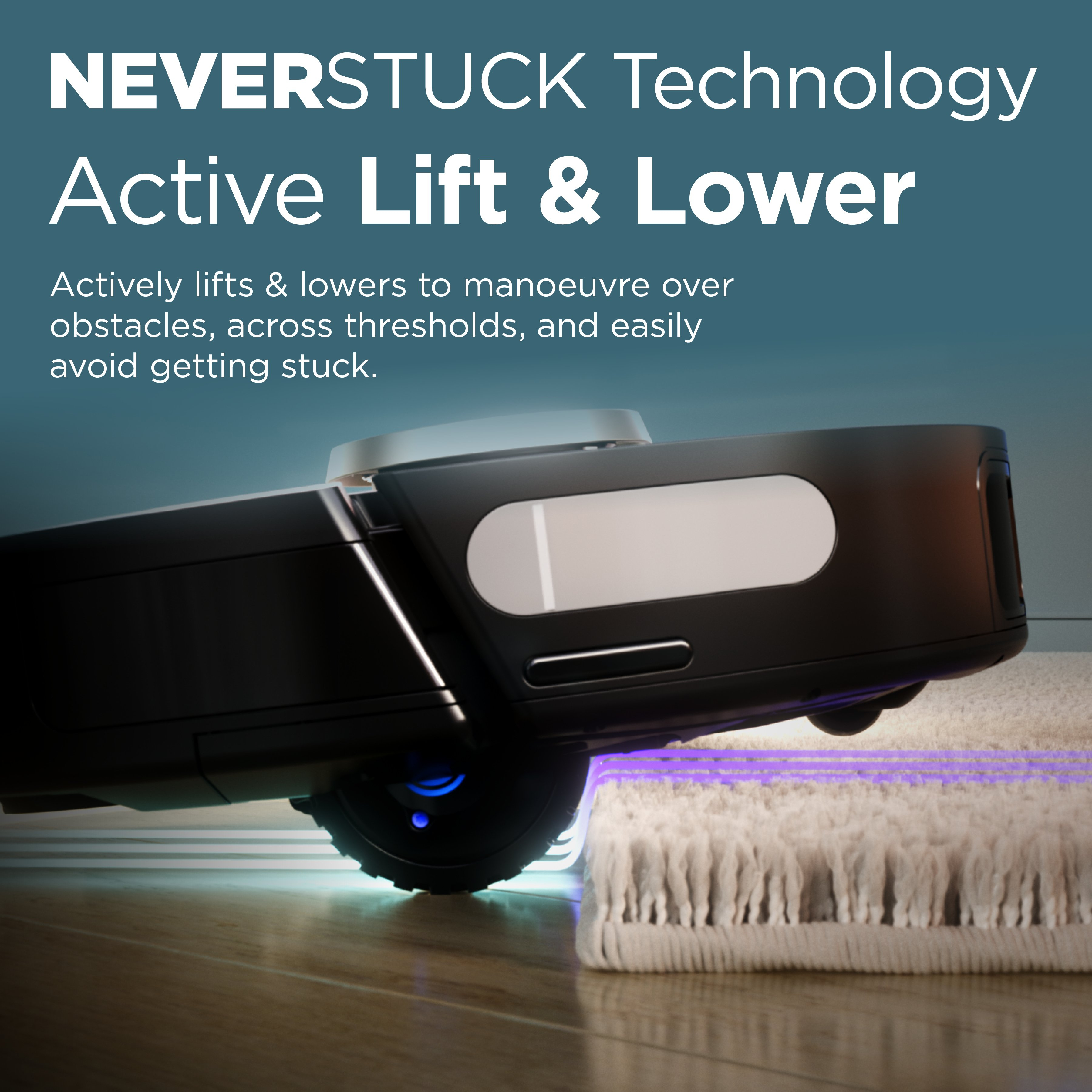 Shark RV2820VEUK PowerDetect Self-Empty Robot Vacuum  - 100 Min Minutes Run Time - Black thumbnail image