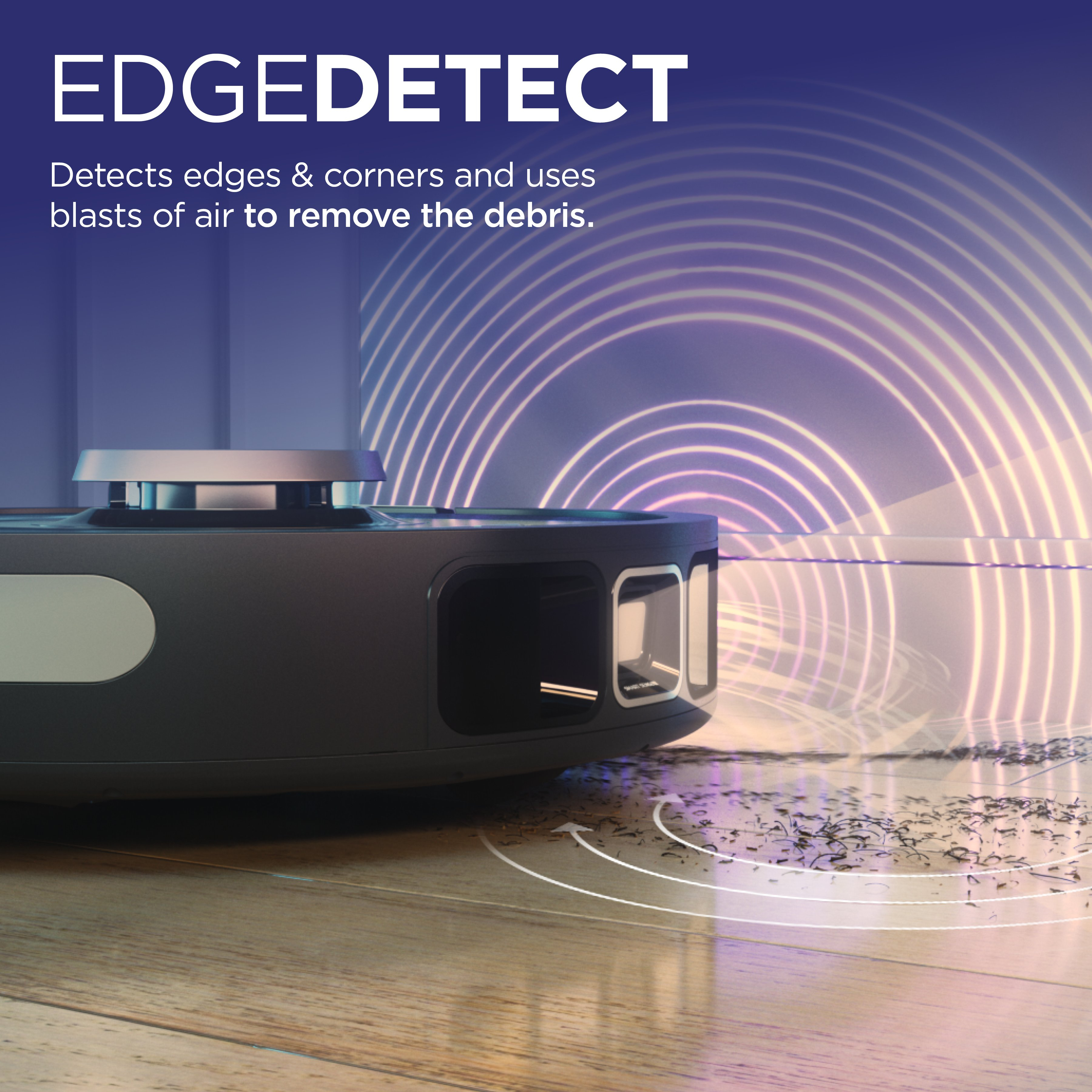 Shark RV2820VEUK PowerDetect Self-Empty Robot Vacuum  - 100 Min Minutes Run Time - Black thumbnail image