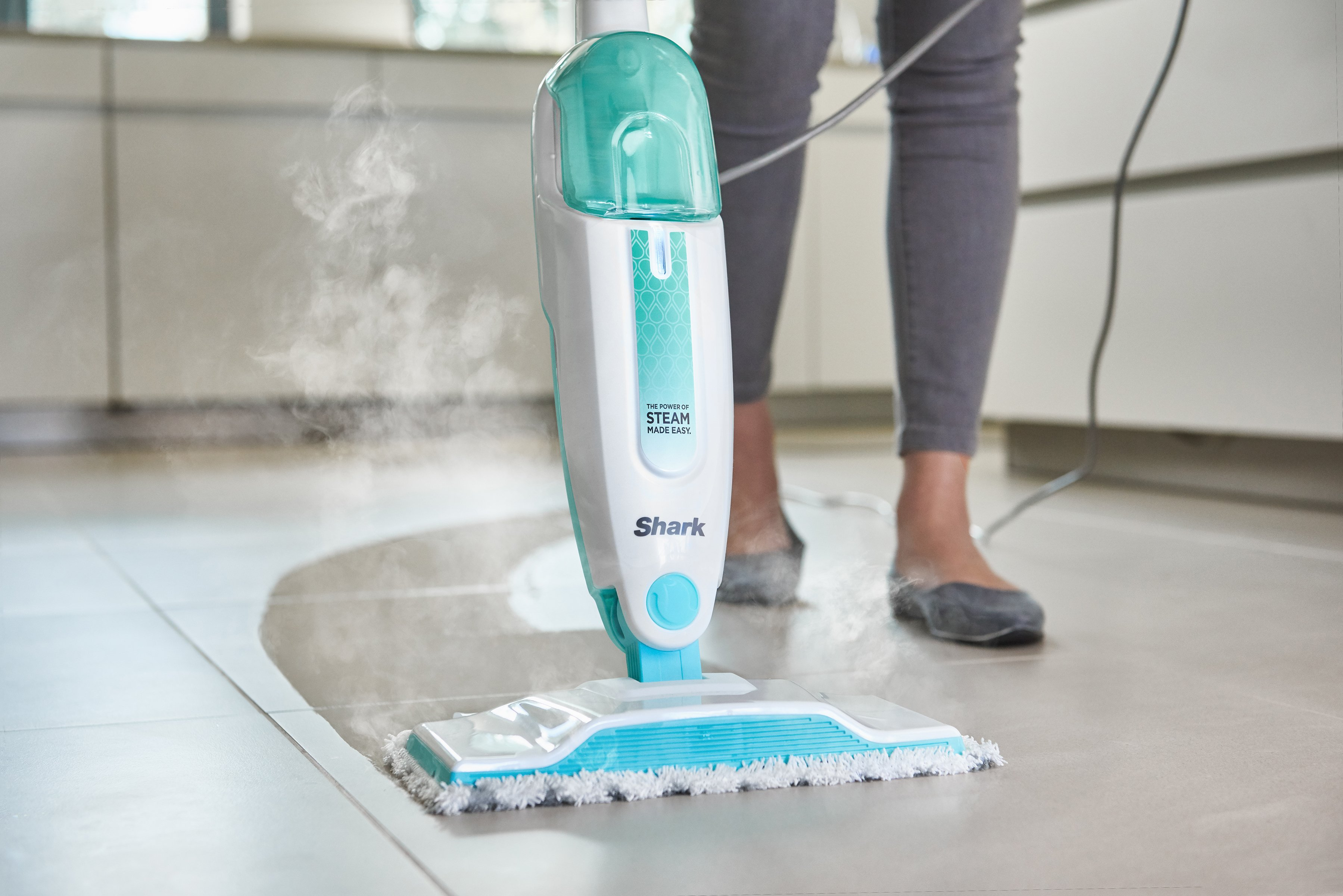 Shark S1000UK Steam Mop - White/Mint Green thumbnail image