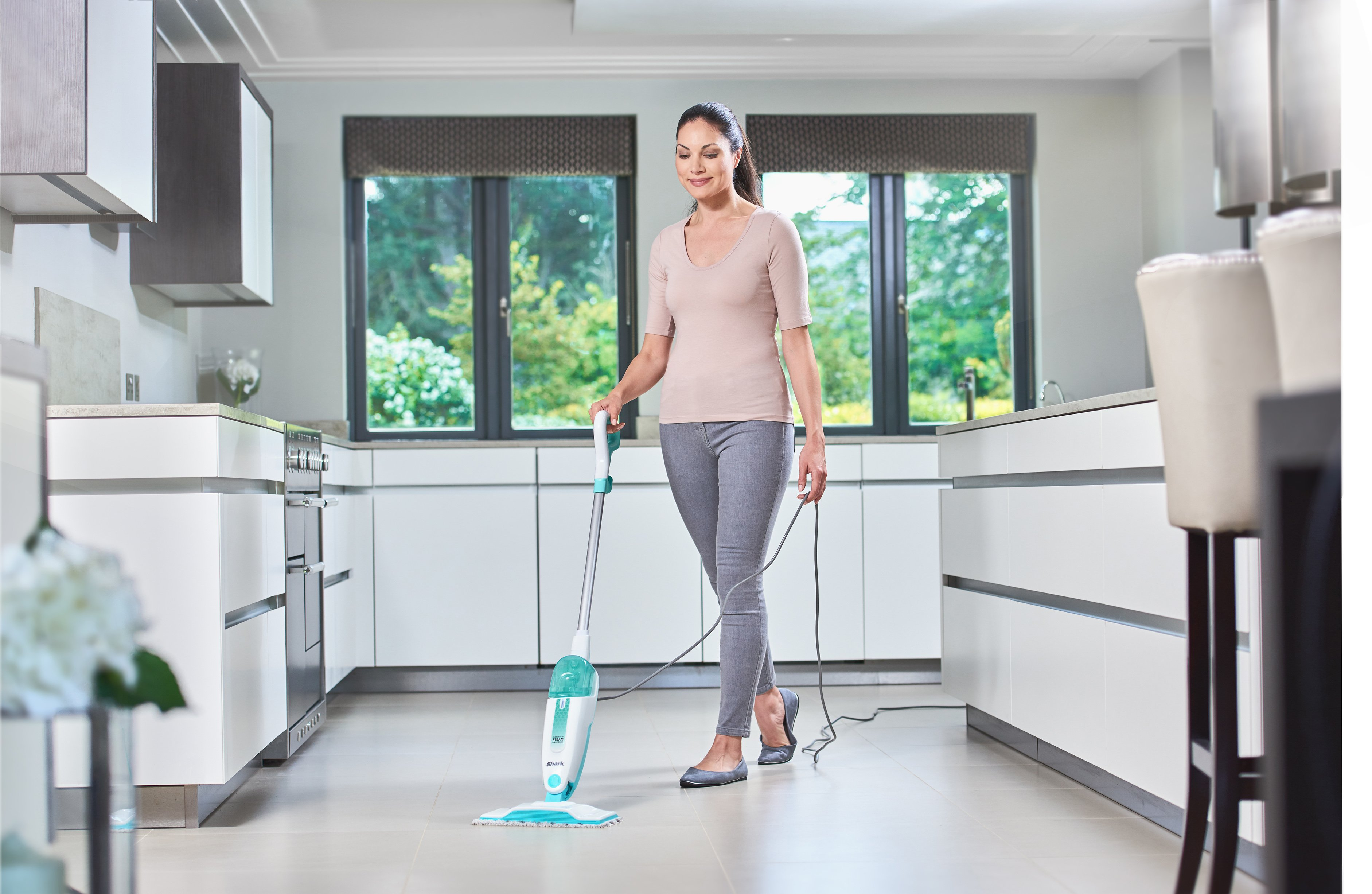 Shark S1000UK Steam Mop - White/Mint Green thumbnail image