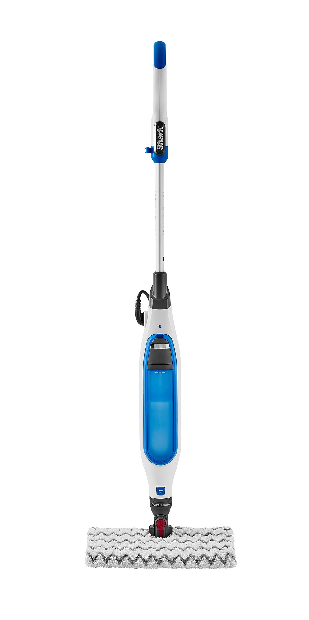 Shark S6001UK Klik n'Flip Manual Steam Pocket Mop - White/Blue Bird Blue thumbnail image