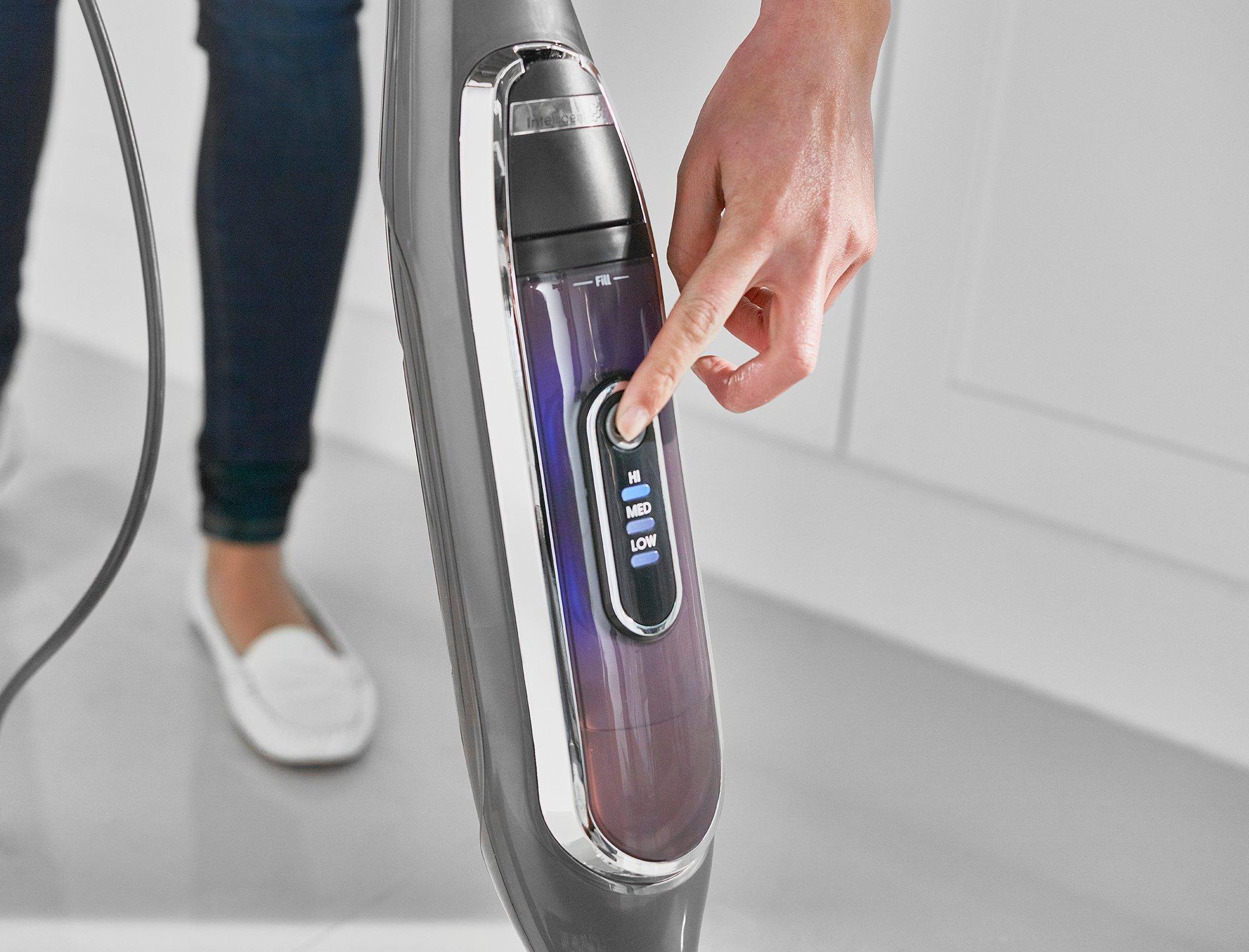Shark S6003UK Klik n'Flip Automatic Steam Pocket Mop - Shark Steel Grey/Bordeaux thumbnail image