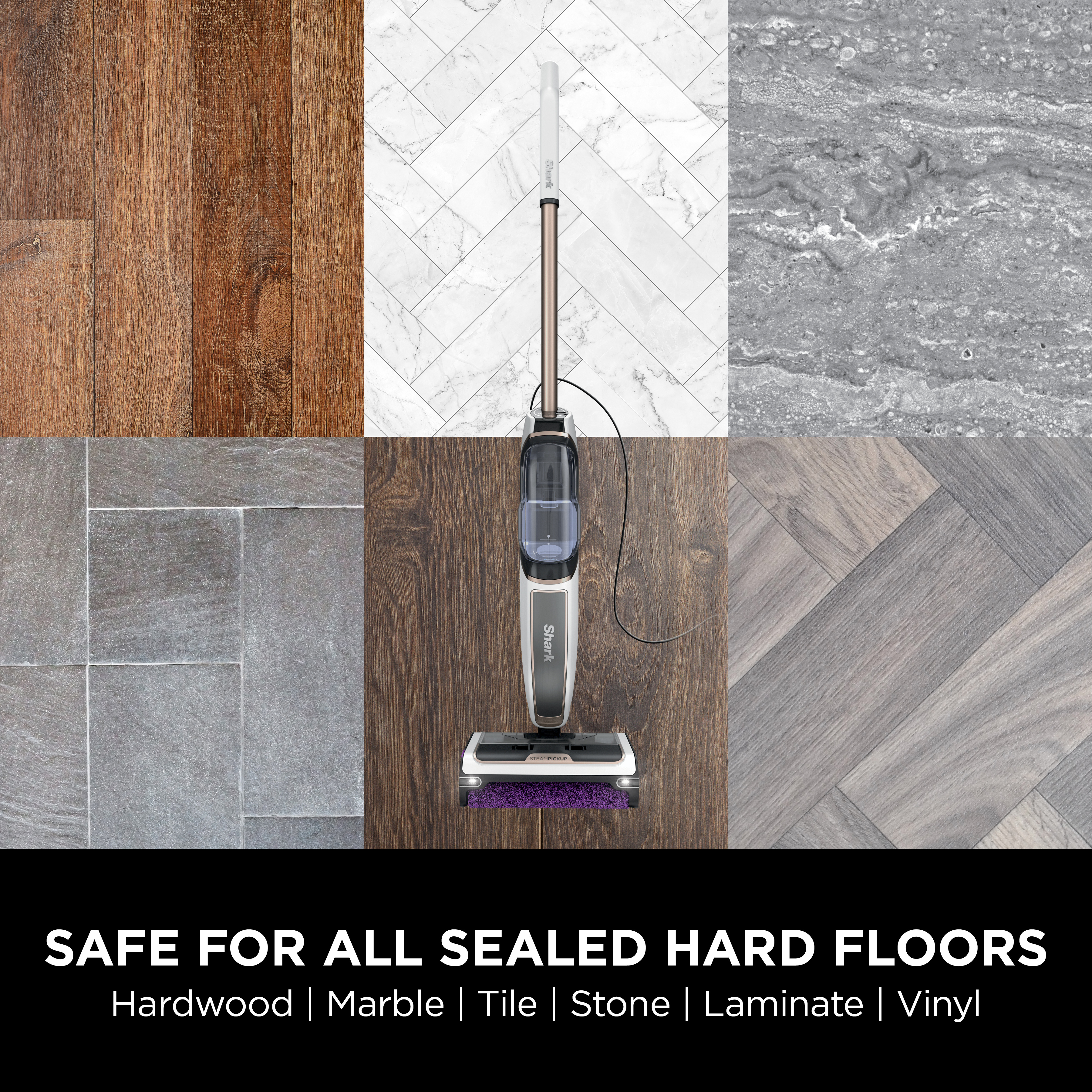 Shark SD200UK SteamPickUp Hard Floor Cleaner - White thumbnail image