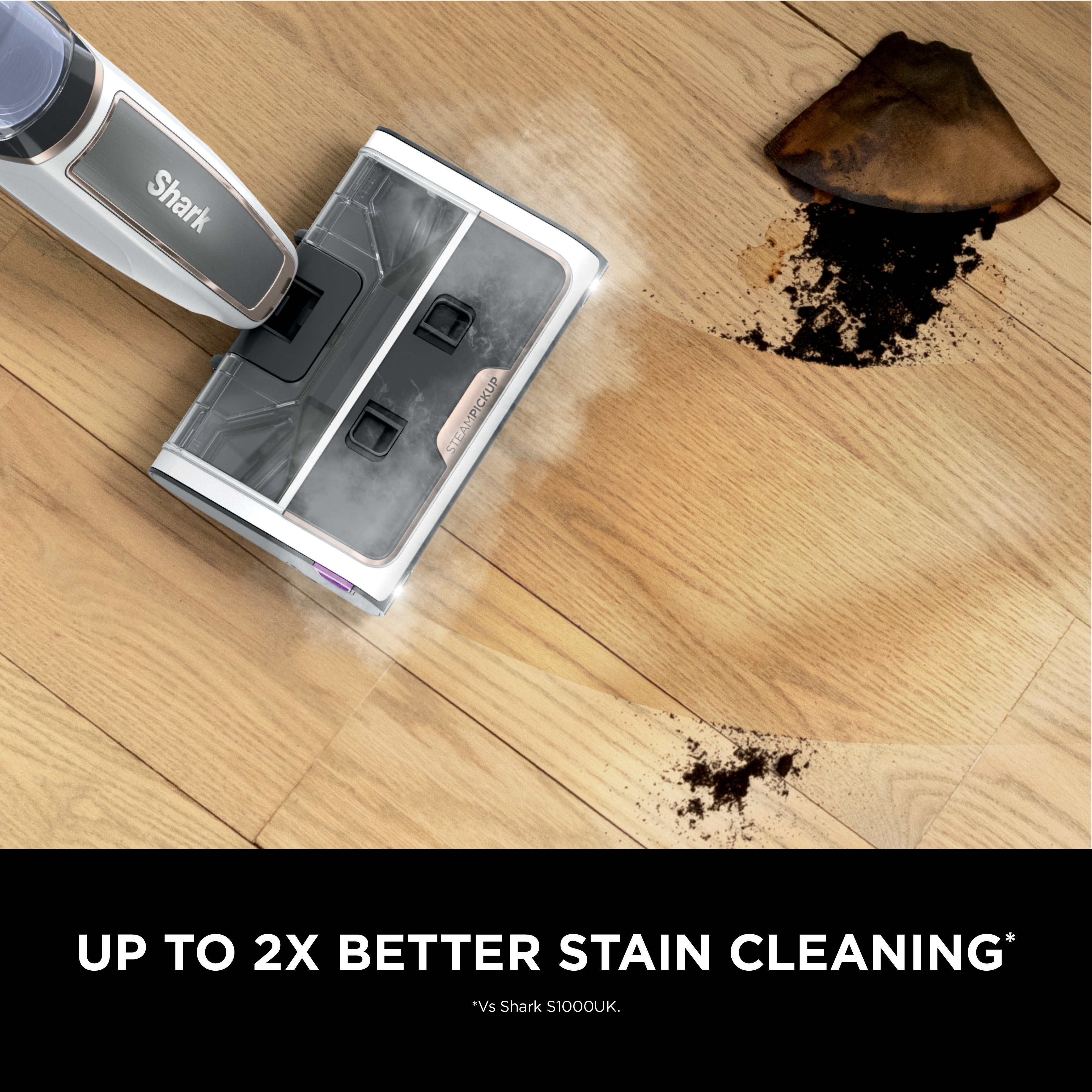 Shark SD200UK SteamPickUp Hard Floor Cleaner - White thumbnail image