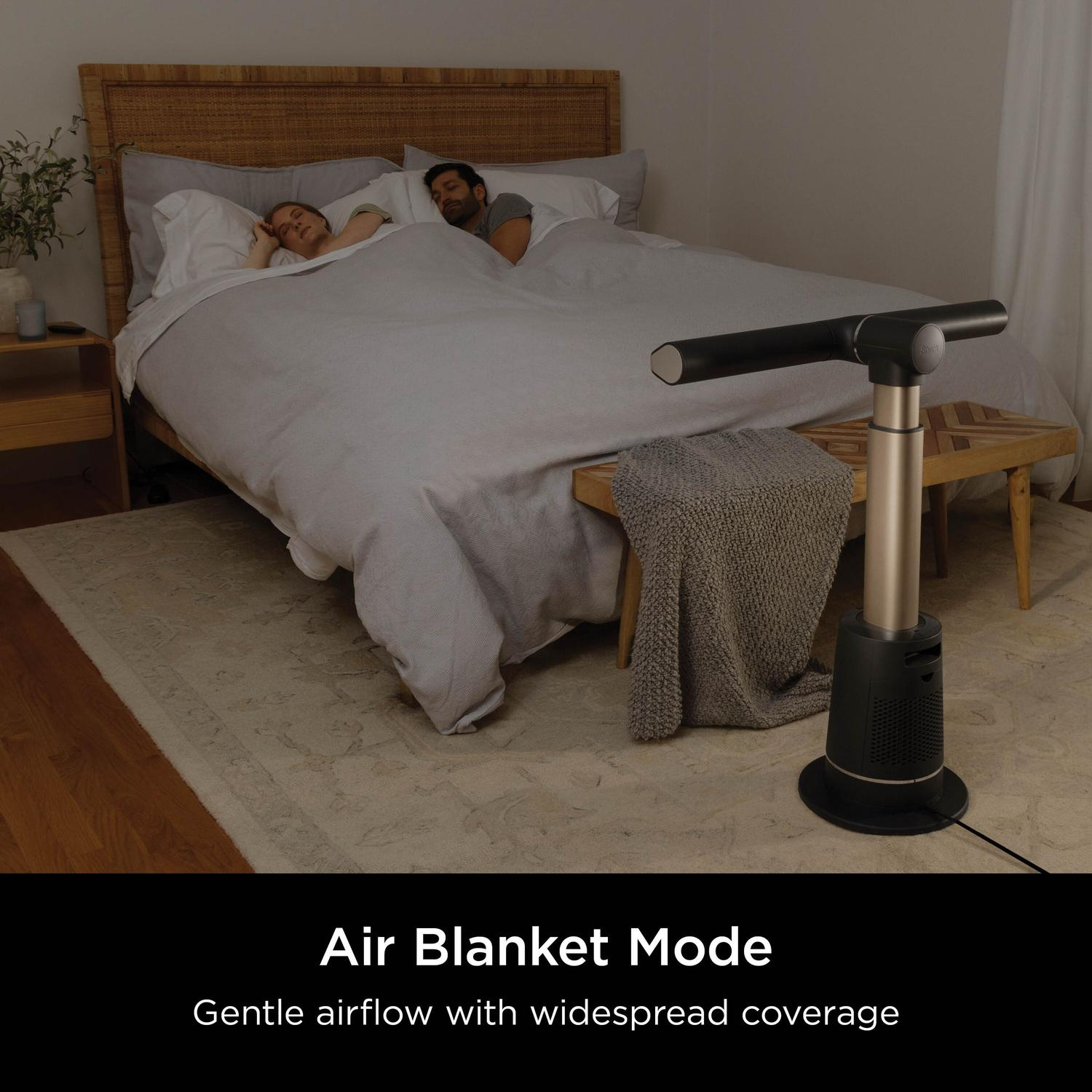 Shark TF200SUK TurboBlade Multi-Directional Cooling Fan - Charcoal Beat Brass thumbnail image