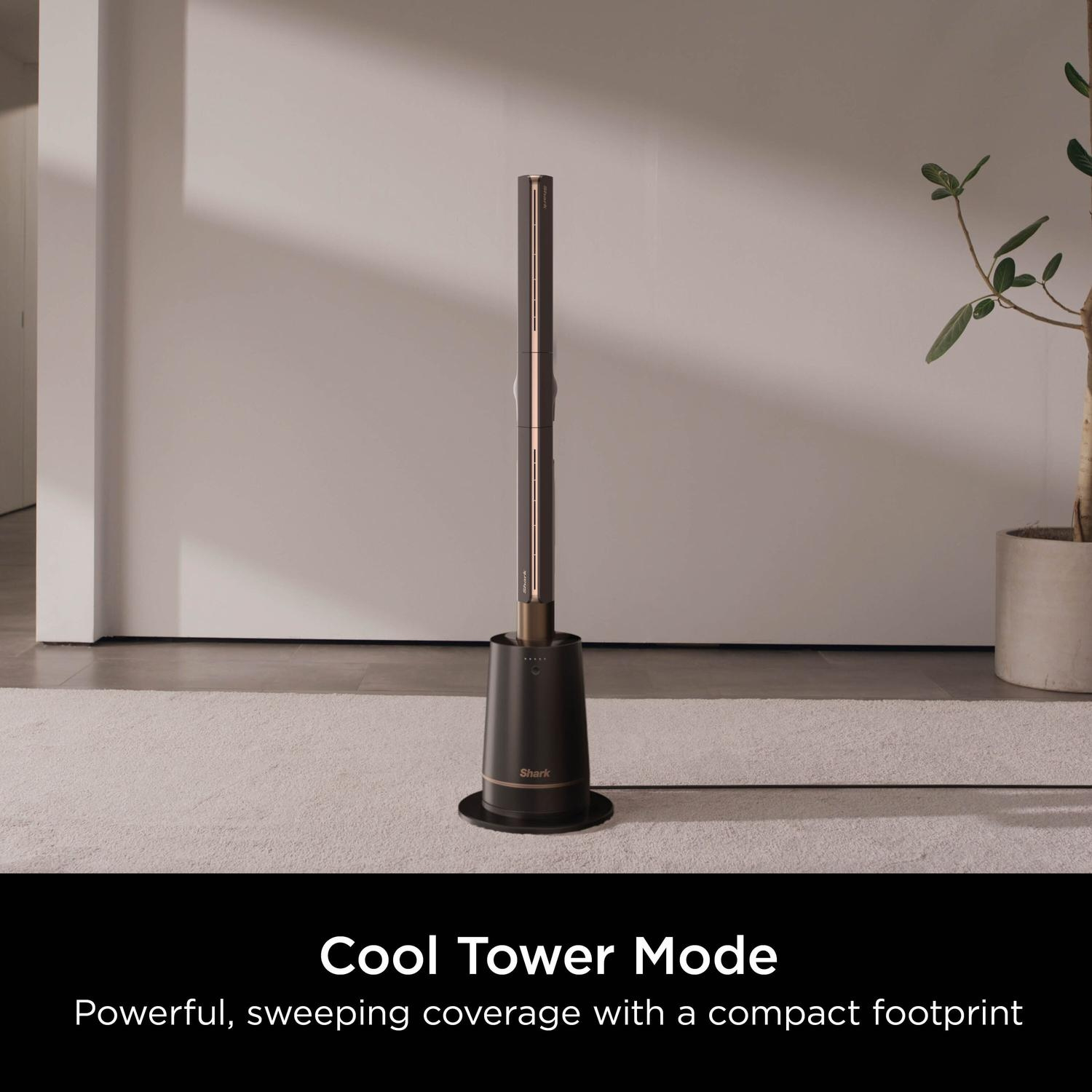 Shark TF200SUK TurboBlade Multi-Directional Cooling Fan - Charcoal Beat Brass thumbnail image