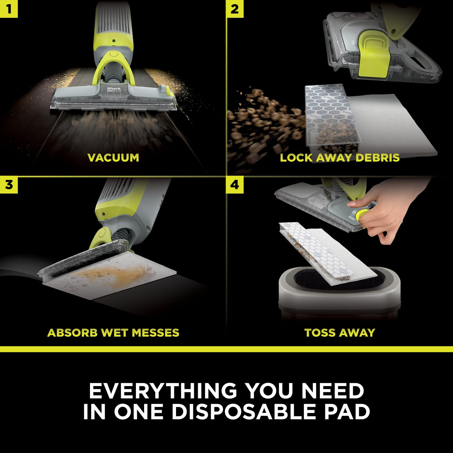 Shark VM200UK Shark VacMop Cordless 2-in-1 Vacuum Mop with Targeted Spray  thumbnail image