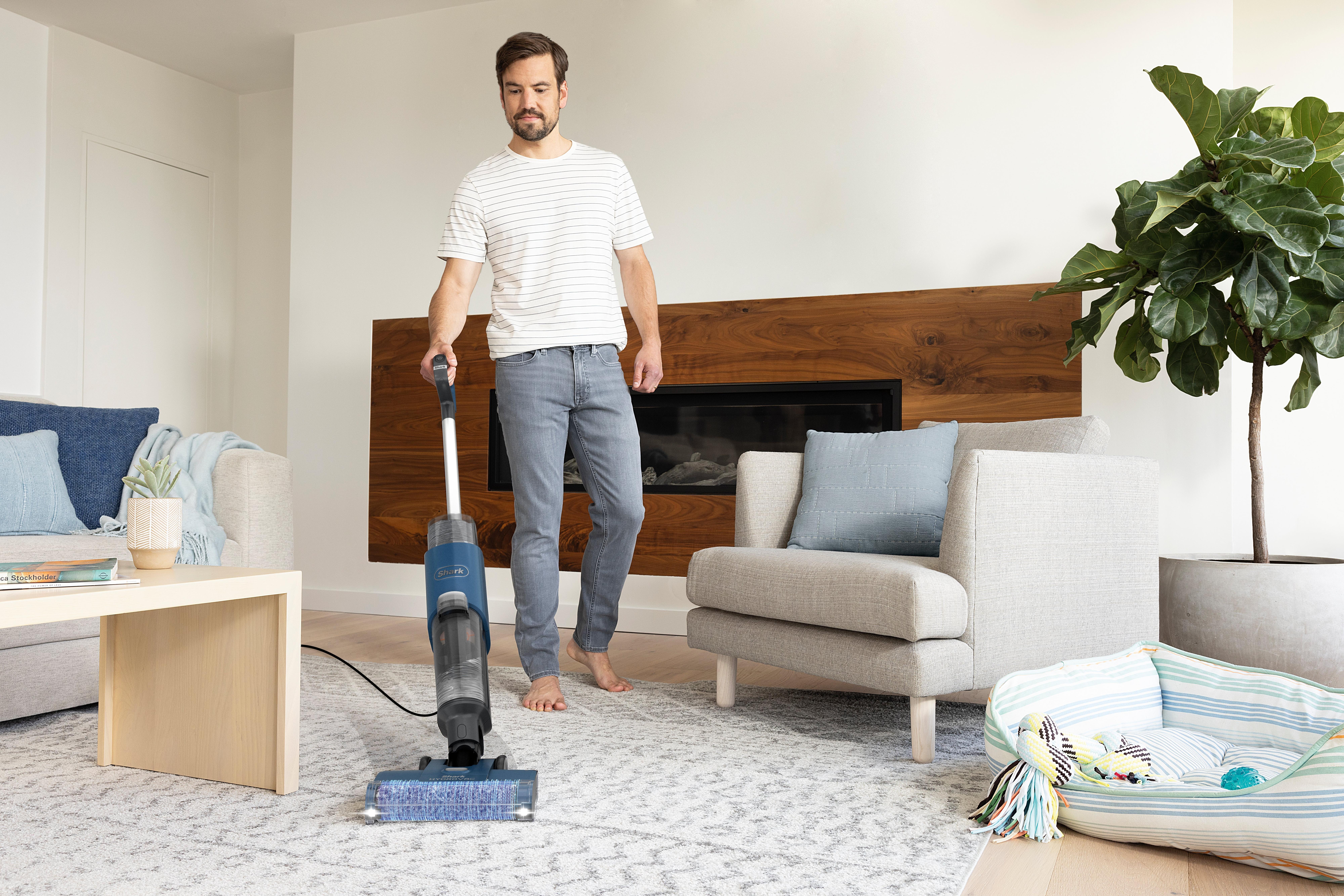 Shark WD110UK HydroVac Corded Hard Floor Cleaner - Blue thumbnail image