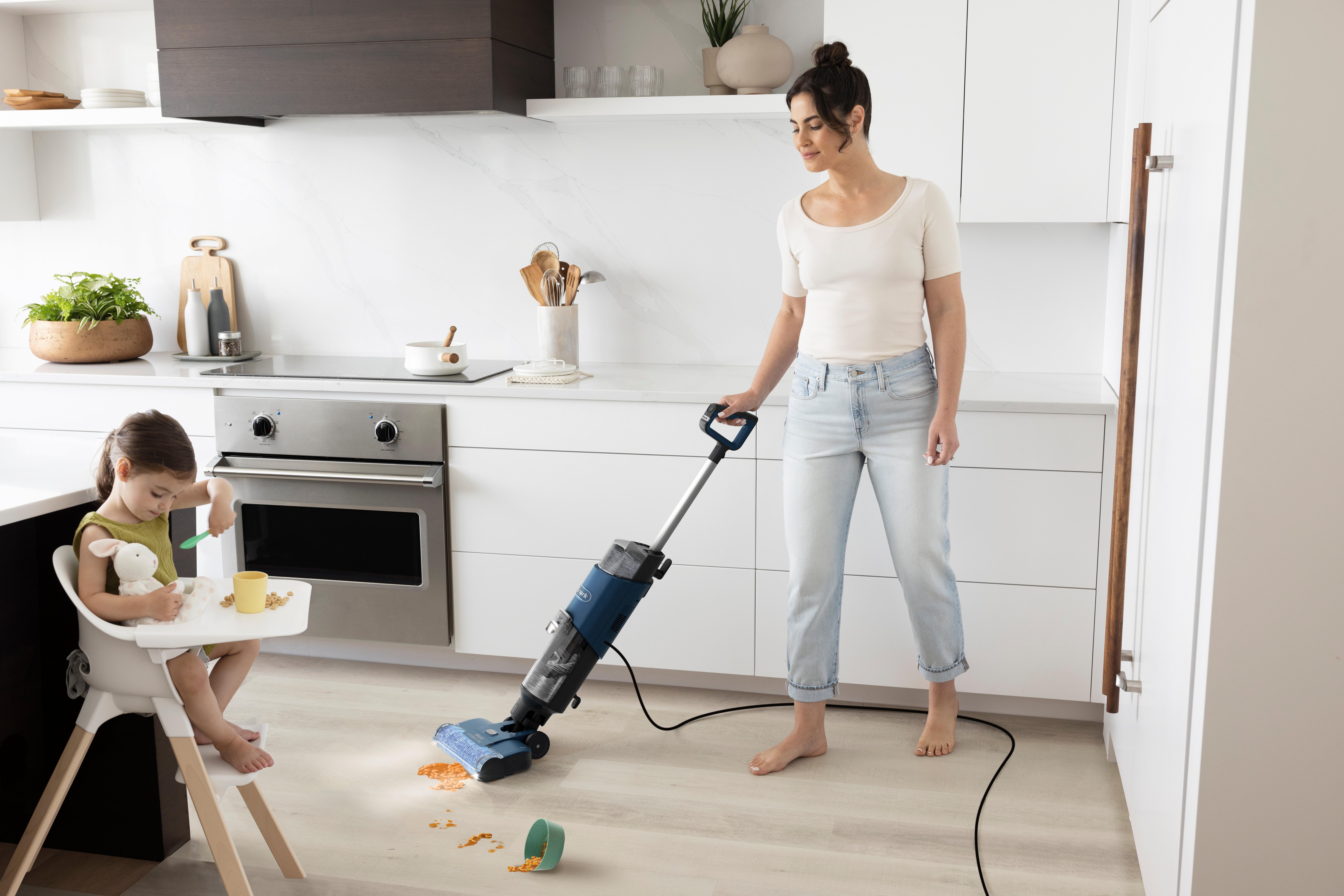 Shark WD110UK HydroVac Corded Hard Floor Cleaner - Blue thumbnail image