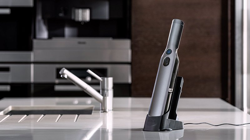 Shark WV200UK Cordless HandHeld Vacuum Cleaner (Single Battery) - Shark Steel Grey thumbnail image