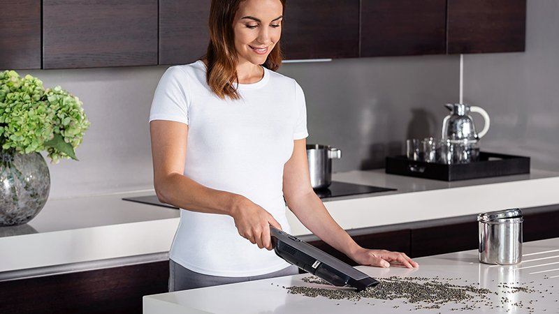 Shark WV200UK Cordless HandHeld Vacuum Cleaner (Single Battery) - Shark Steel Grey thumbnail image