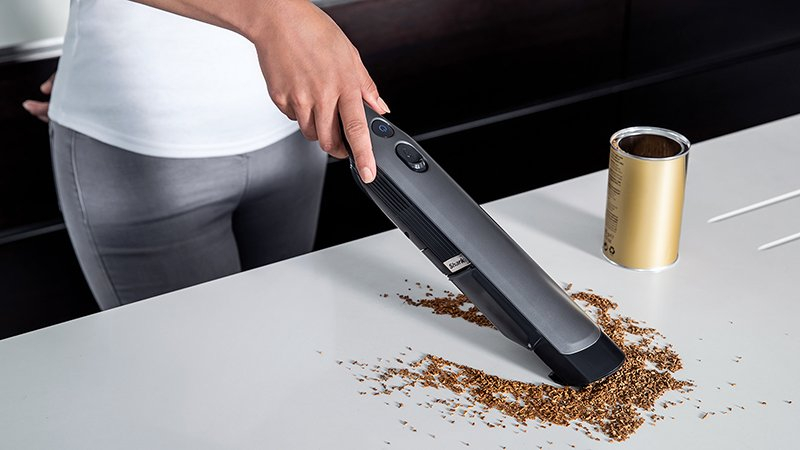 Shark WV200UK Cordless HandHeld Vacuum Cleaner (Single Battery) - Shark Steel Grey thumbnail image