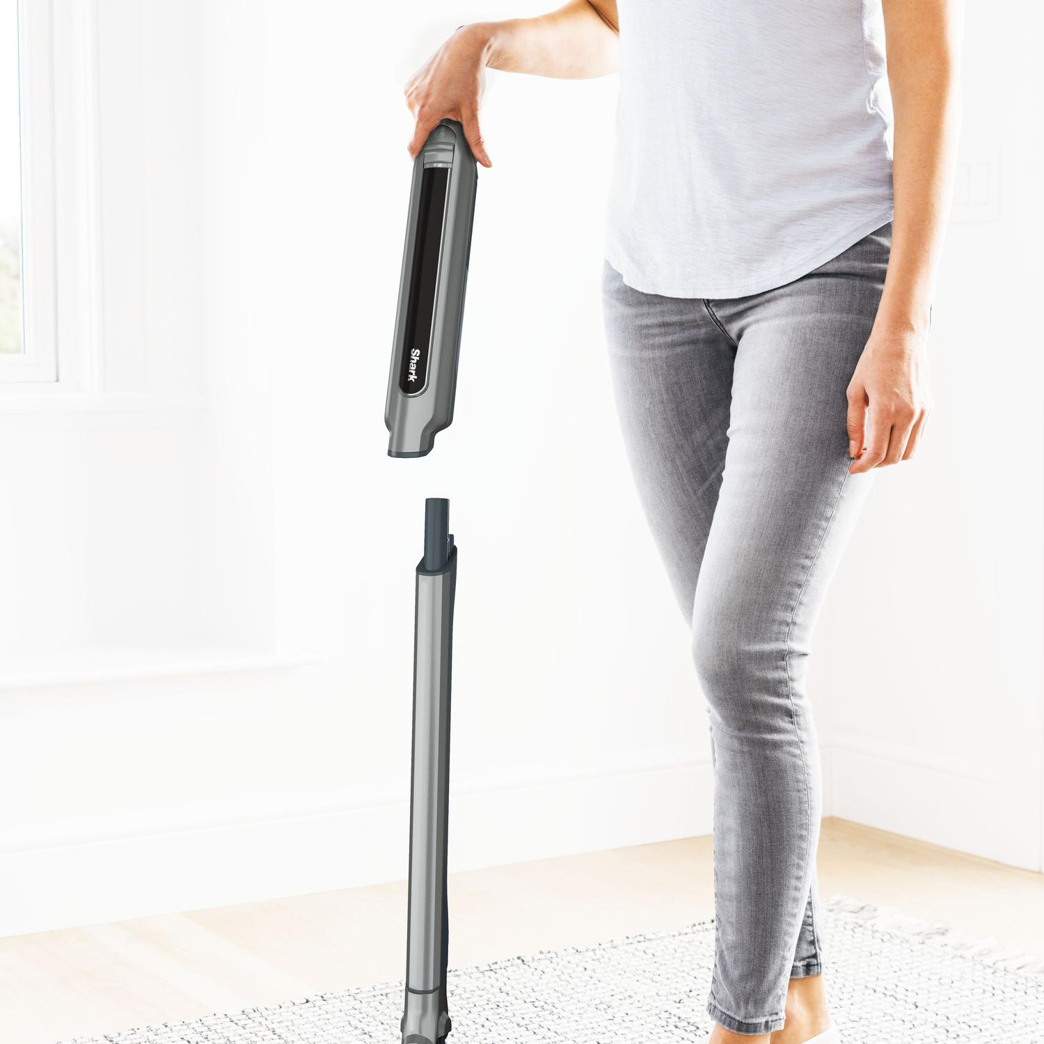 Shark WV361UK Cordless Vacuum Cleaner with Anti Hair Wrap Technology - Run Time 16 Minutes - Steel Grey thumbnail image