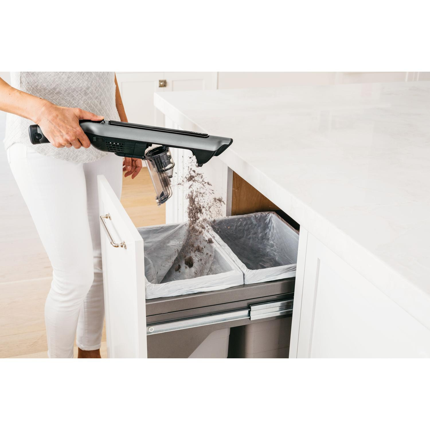 Shark WV361UK Cordless Vacuum Cleaner with Anti Hair Wrap Technology - Run Time 16 Minutes - Steel Grey thumbnail image