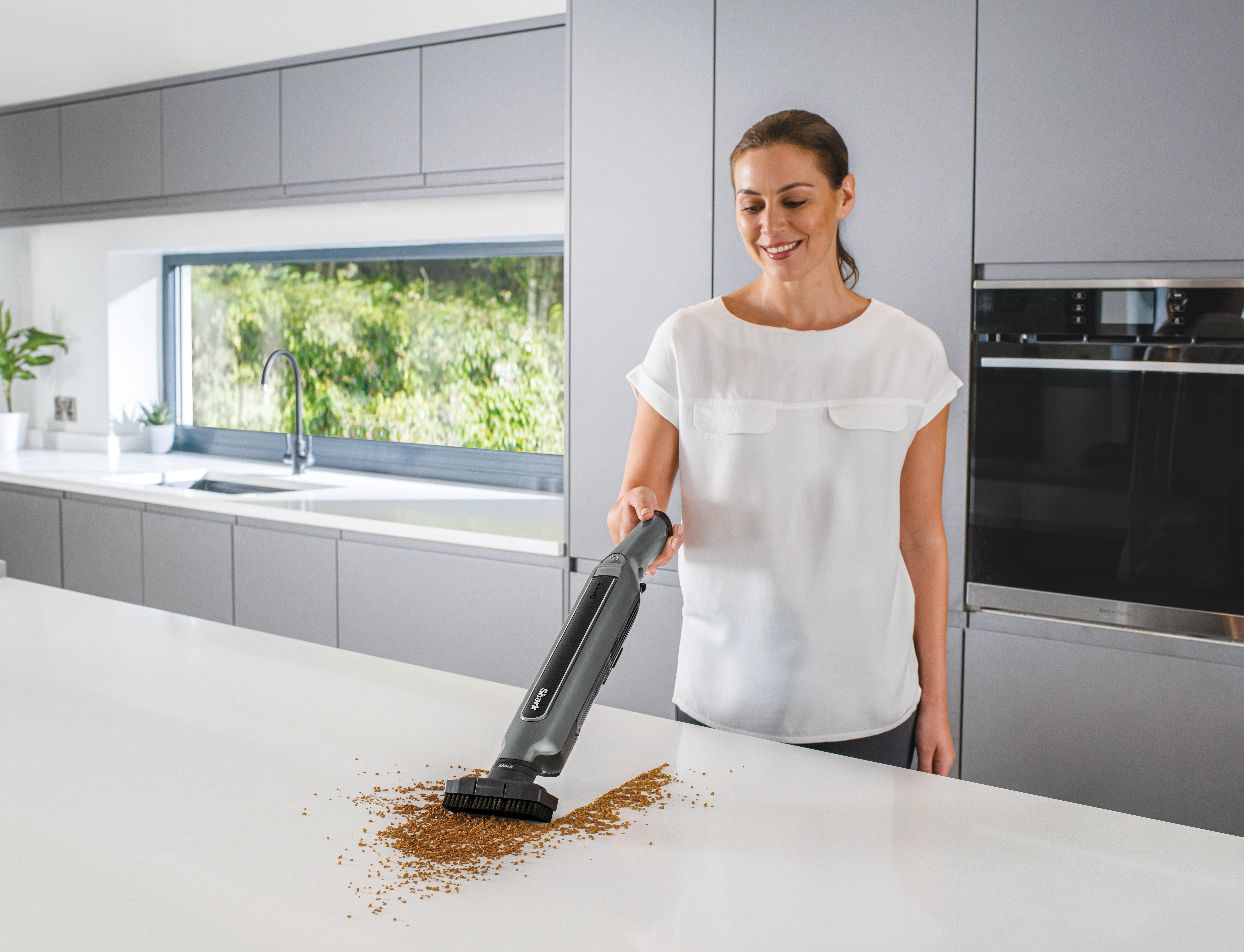 Shark WV361UK Cordless Vacuum Cleaner with Anti Hair Wrap Technology - Run Time 16 Mintues - Steel Grey thumbnail image