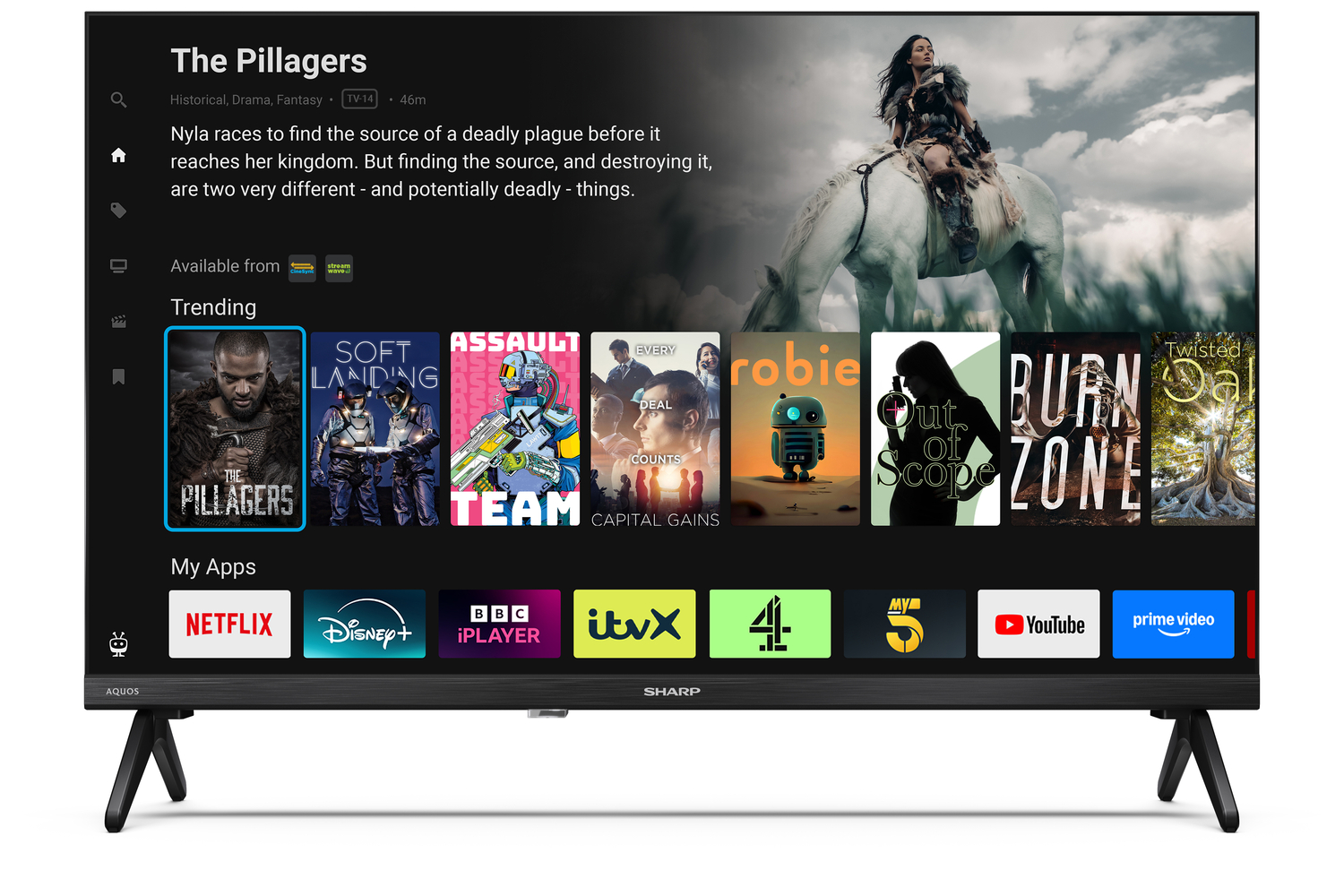 Sharp 1T-C24HE2245KB HDR TV thumbnail image