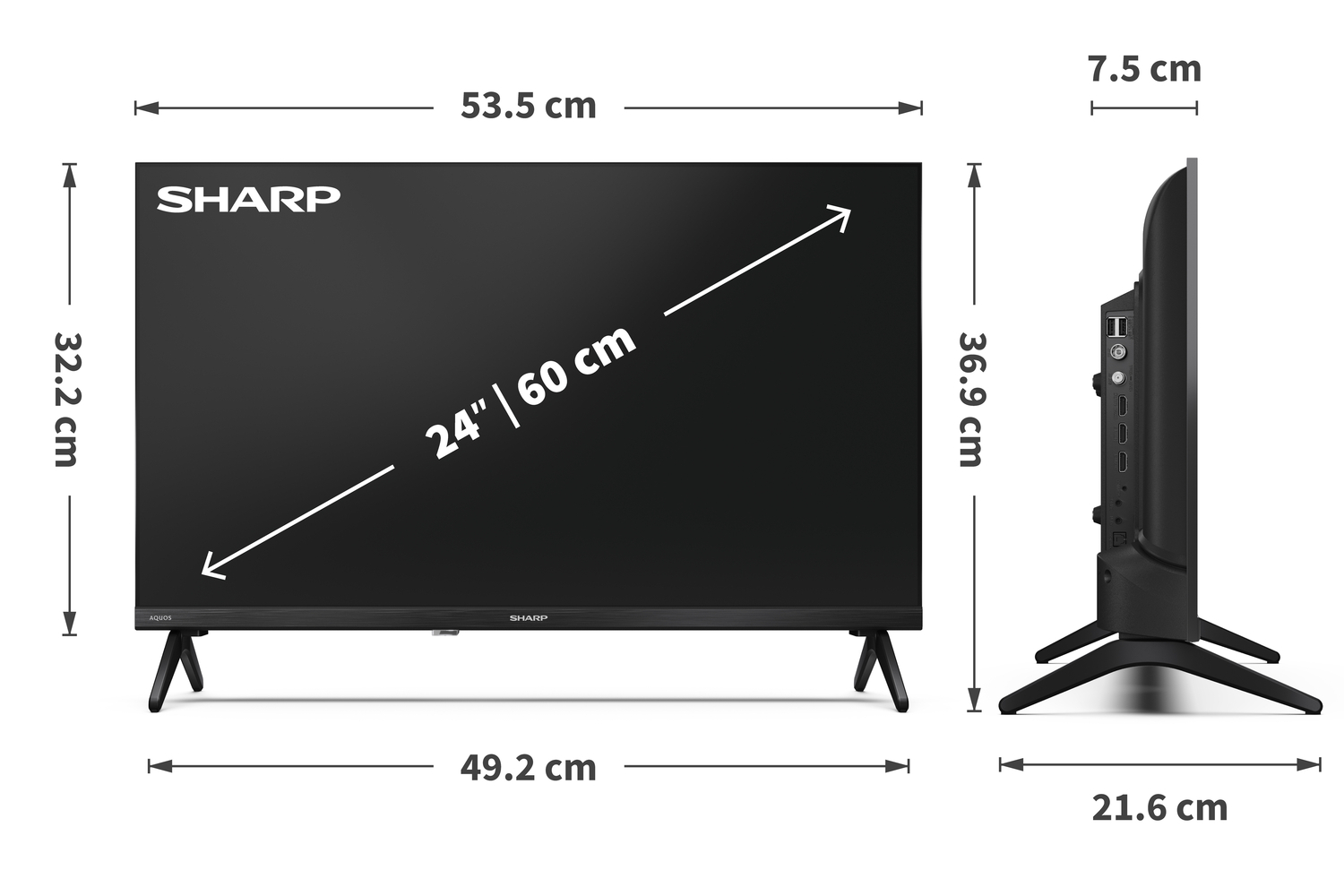 Sharp 1T-C24HE2245KB HDR TV thumbnail image